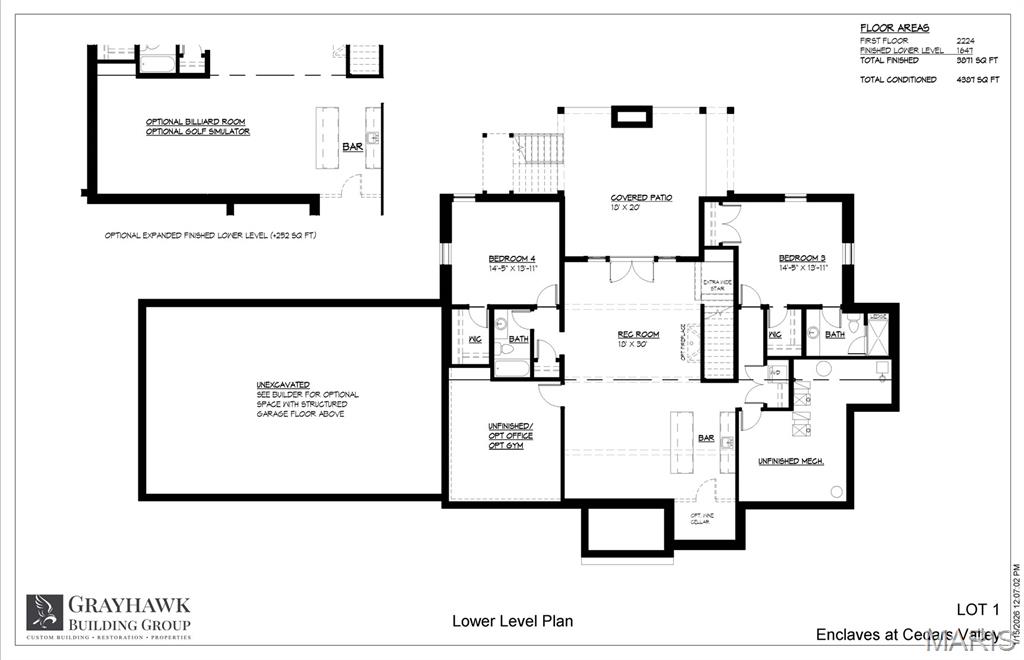 Lot 1 TBB in Enclaves at Cedars Valley of St. Albans
