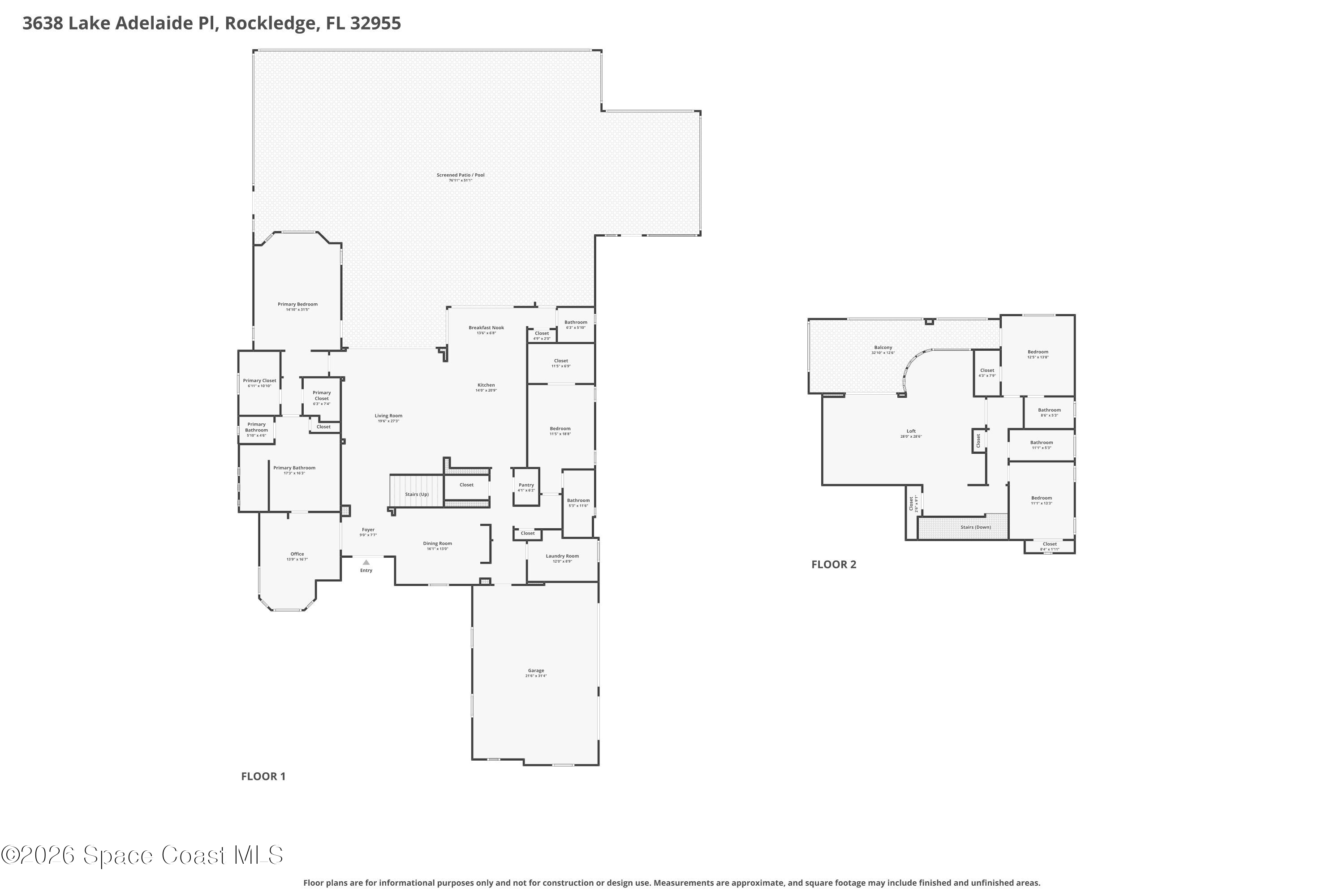 3638 Lake Adelaide Place