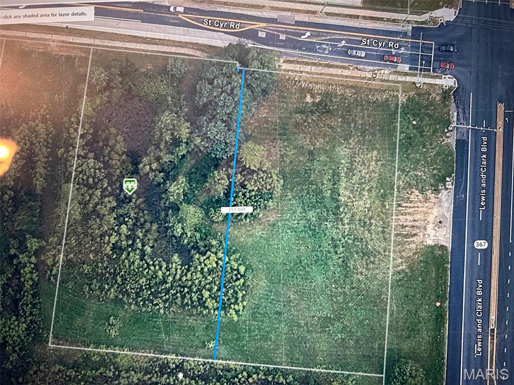 9499 Lewis And Clark Boulevard .88 Acres Corner Lot