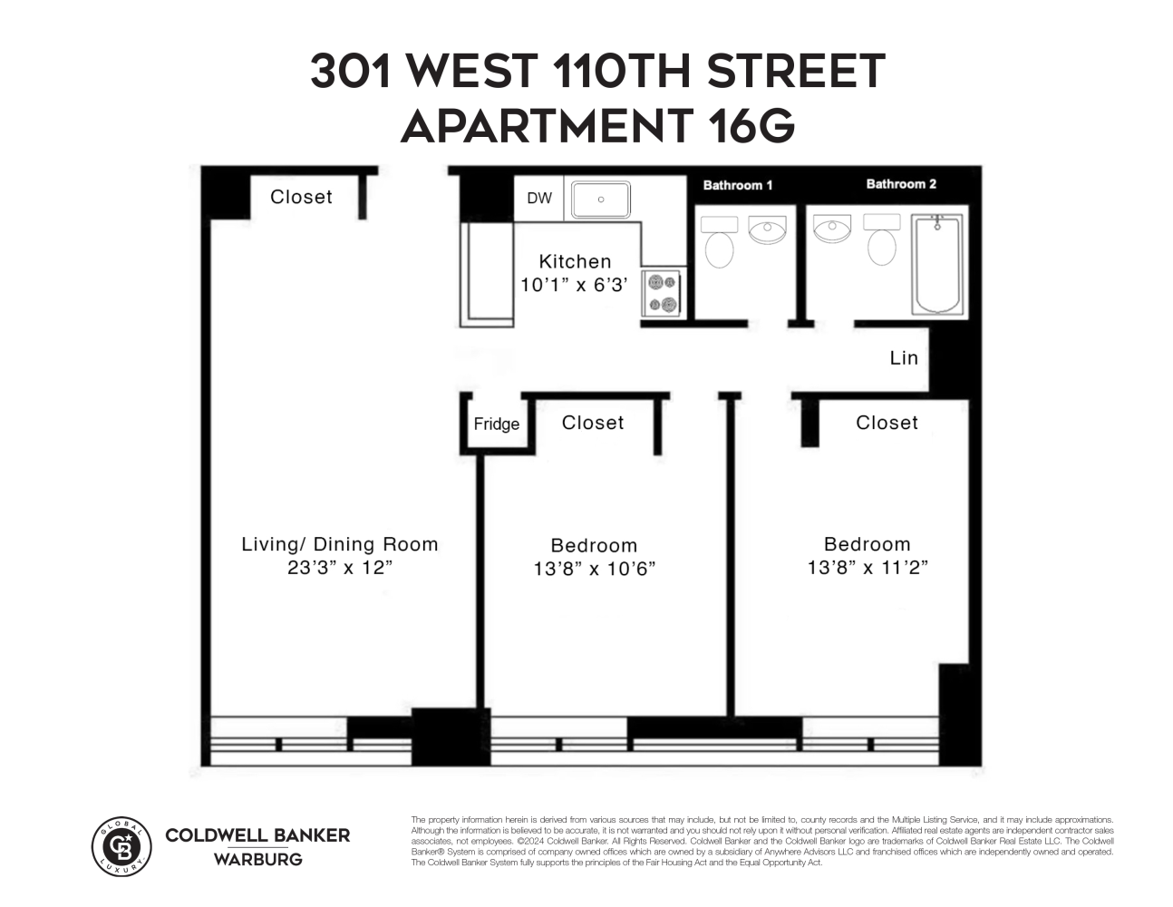 301 W 110TH Street 16G