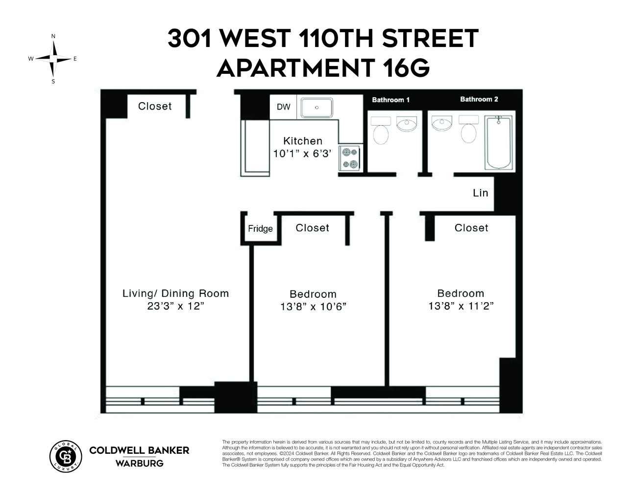 301 W 110TH Street 16G