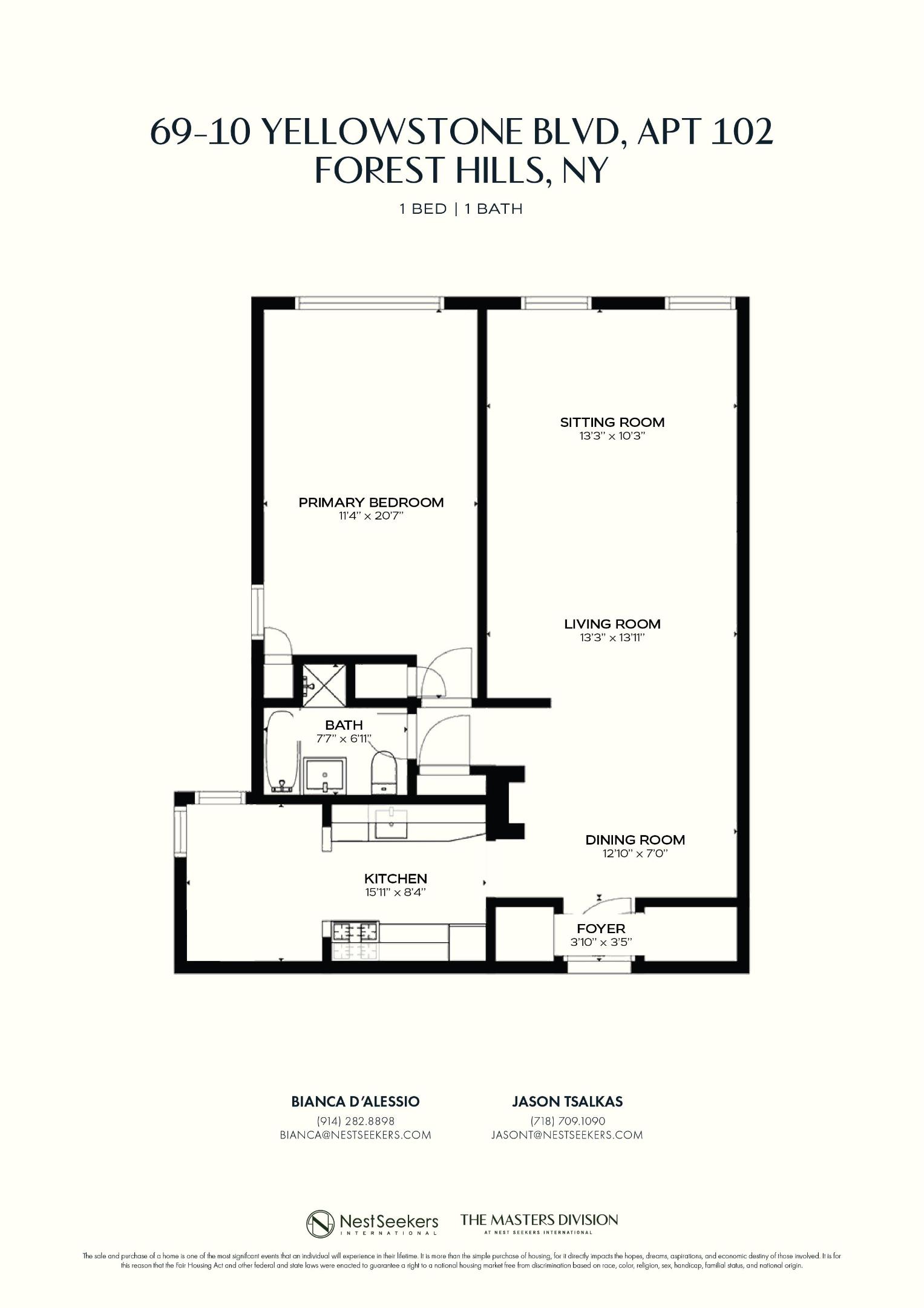 69-10 Yellowstone Boulevard 102