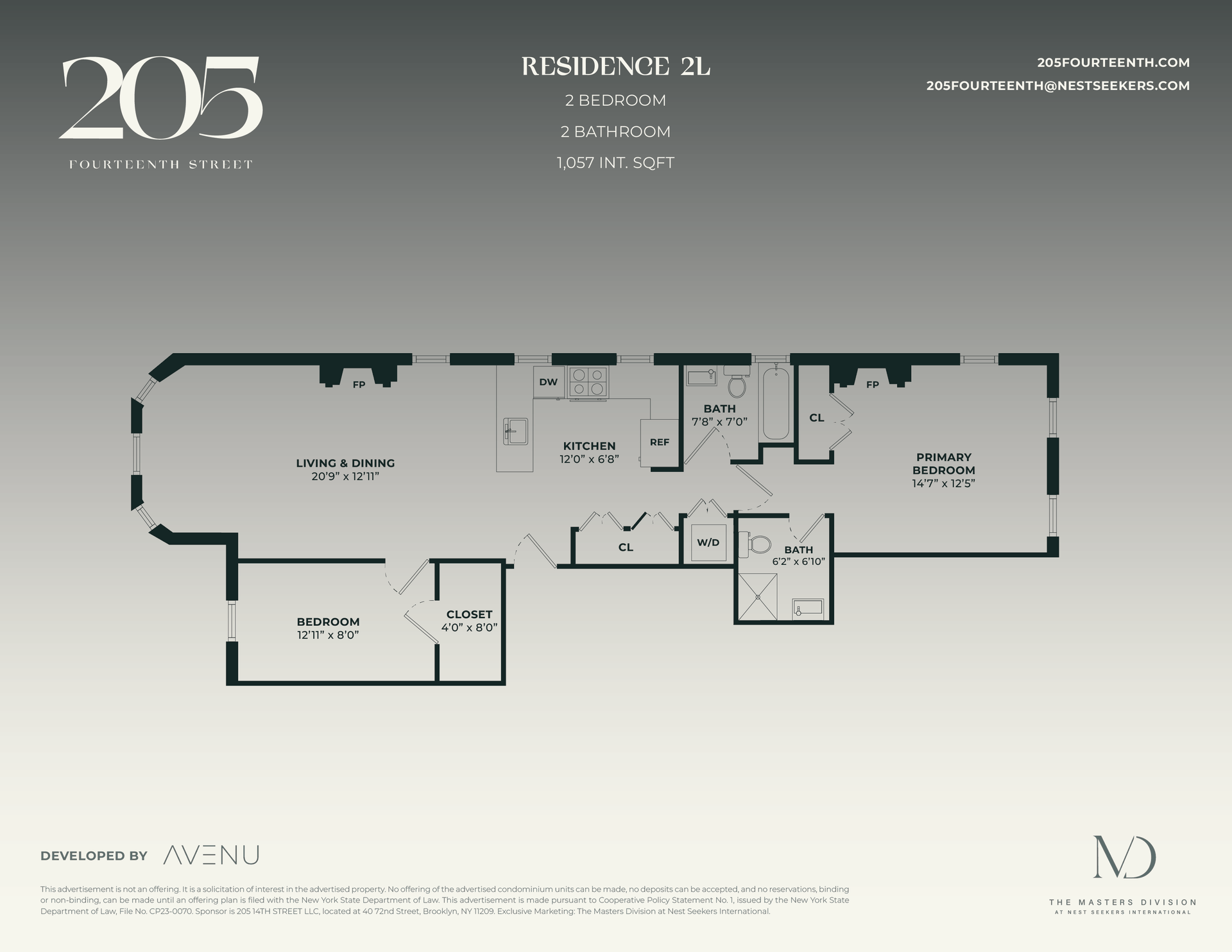 205 14th Street 2-L