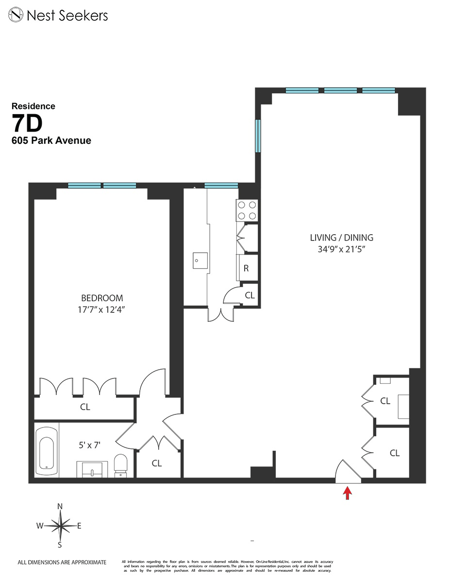 605 Park Avenue 7-D