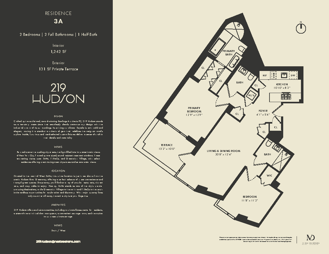 219 Hudson Street 3-A