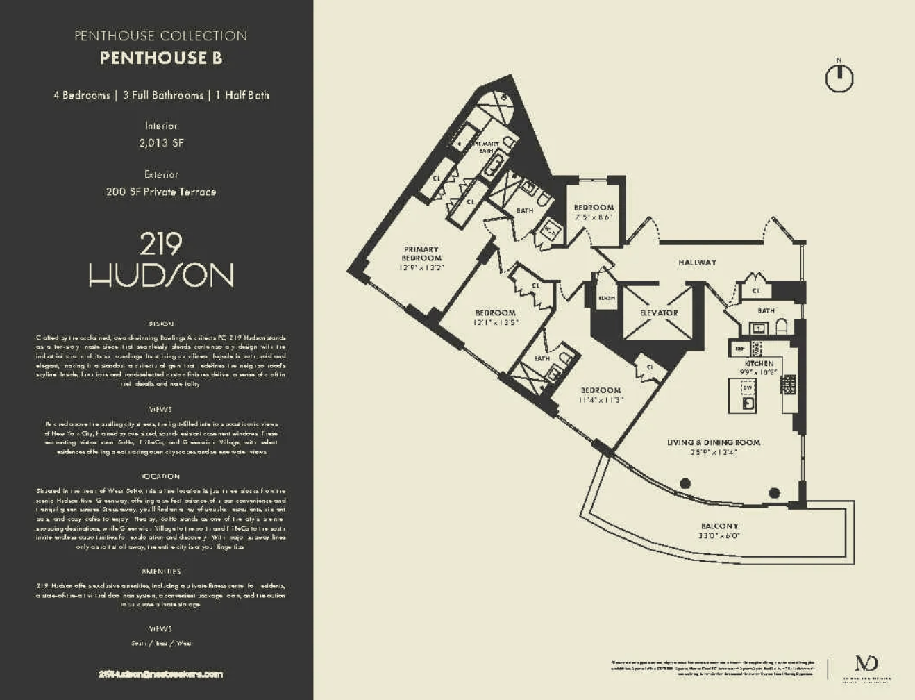 219 Hudson Street PH9