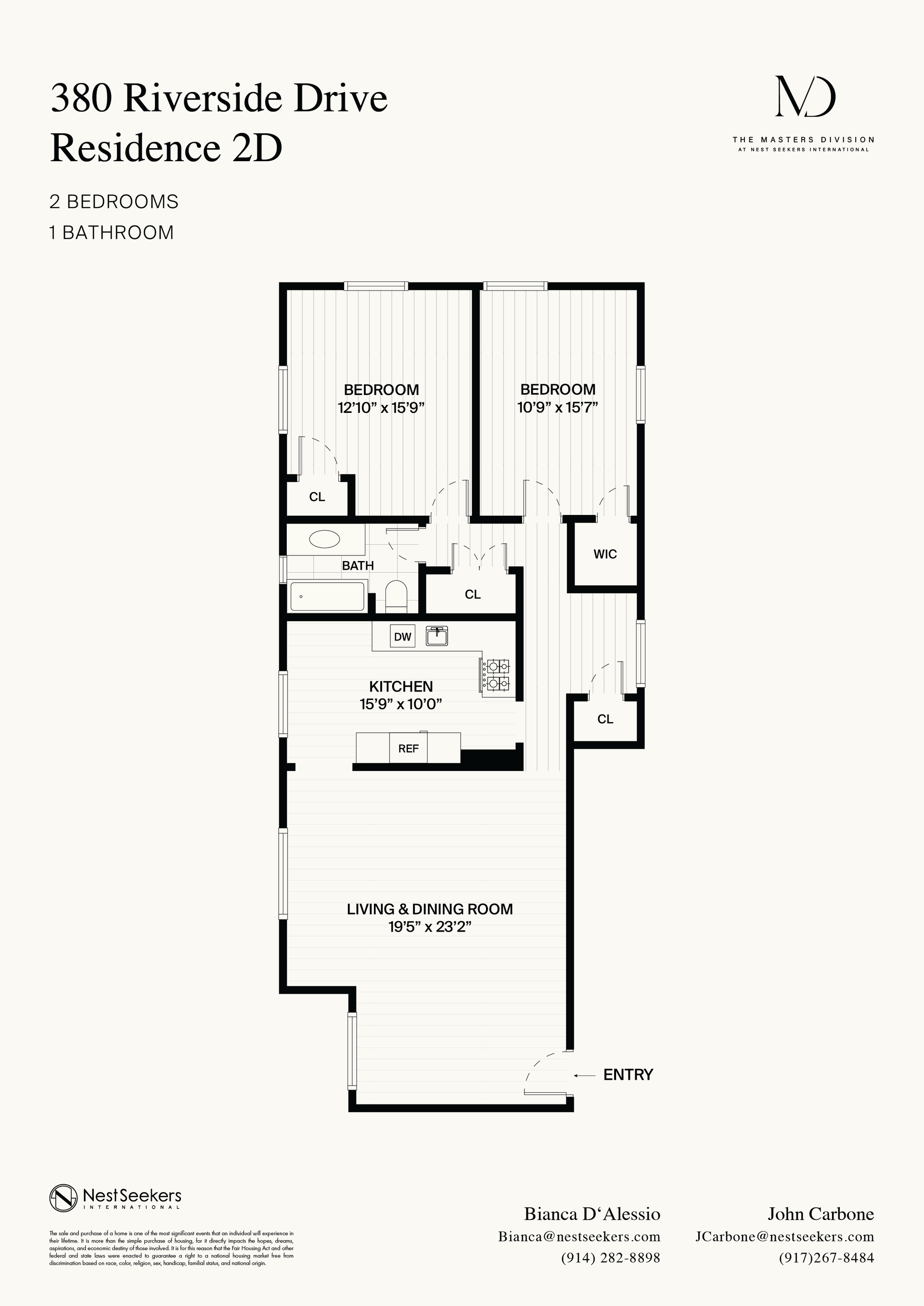 380 Riverside Drive 2-D