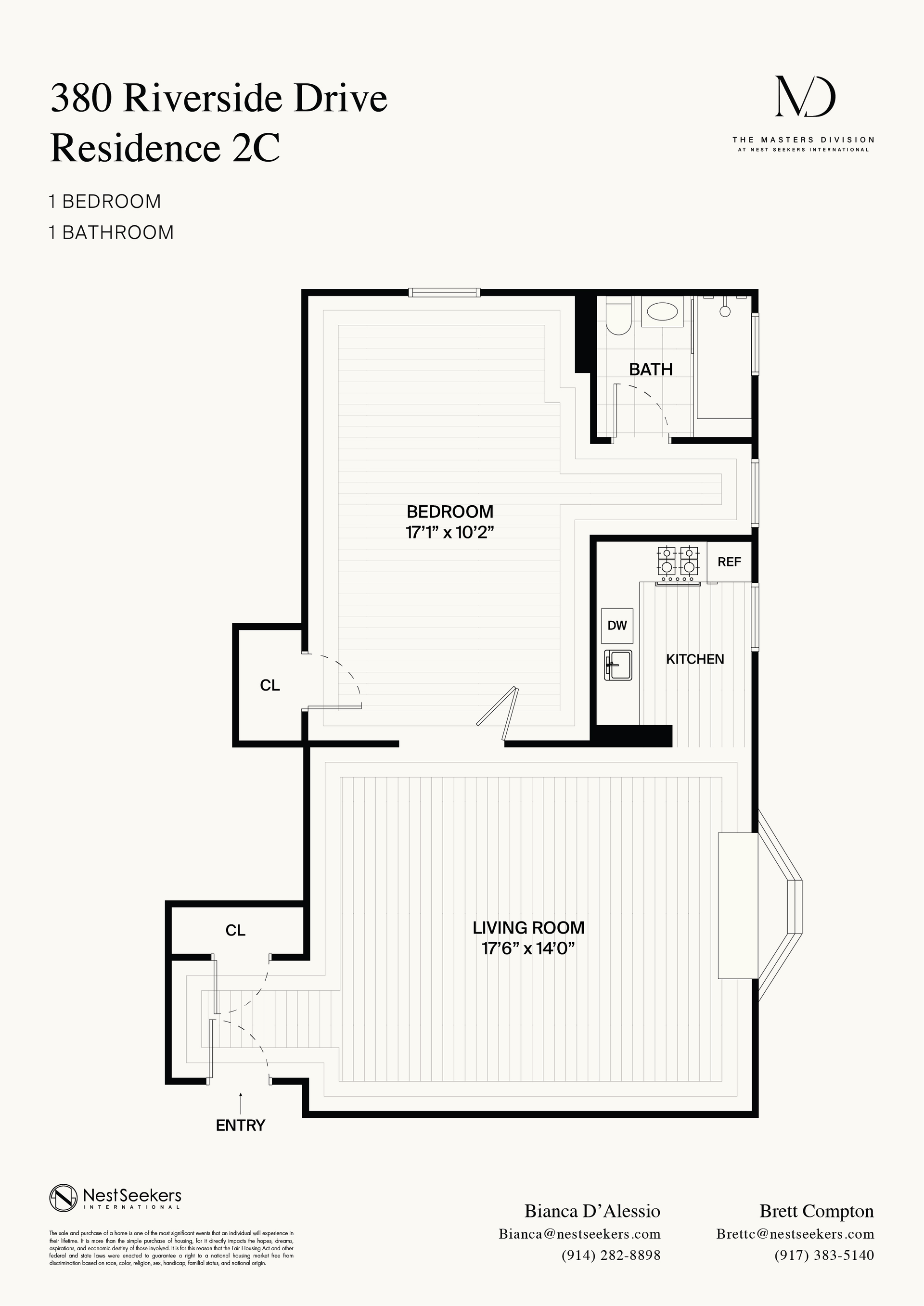 380 Riverside Drive 2-C