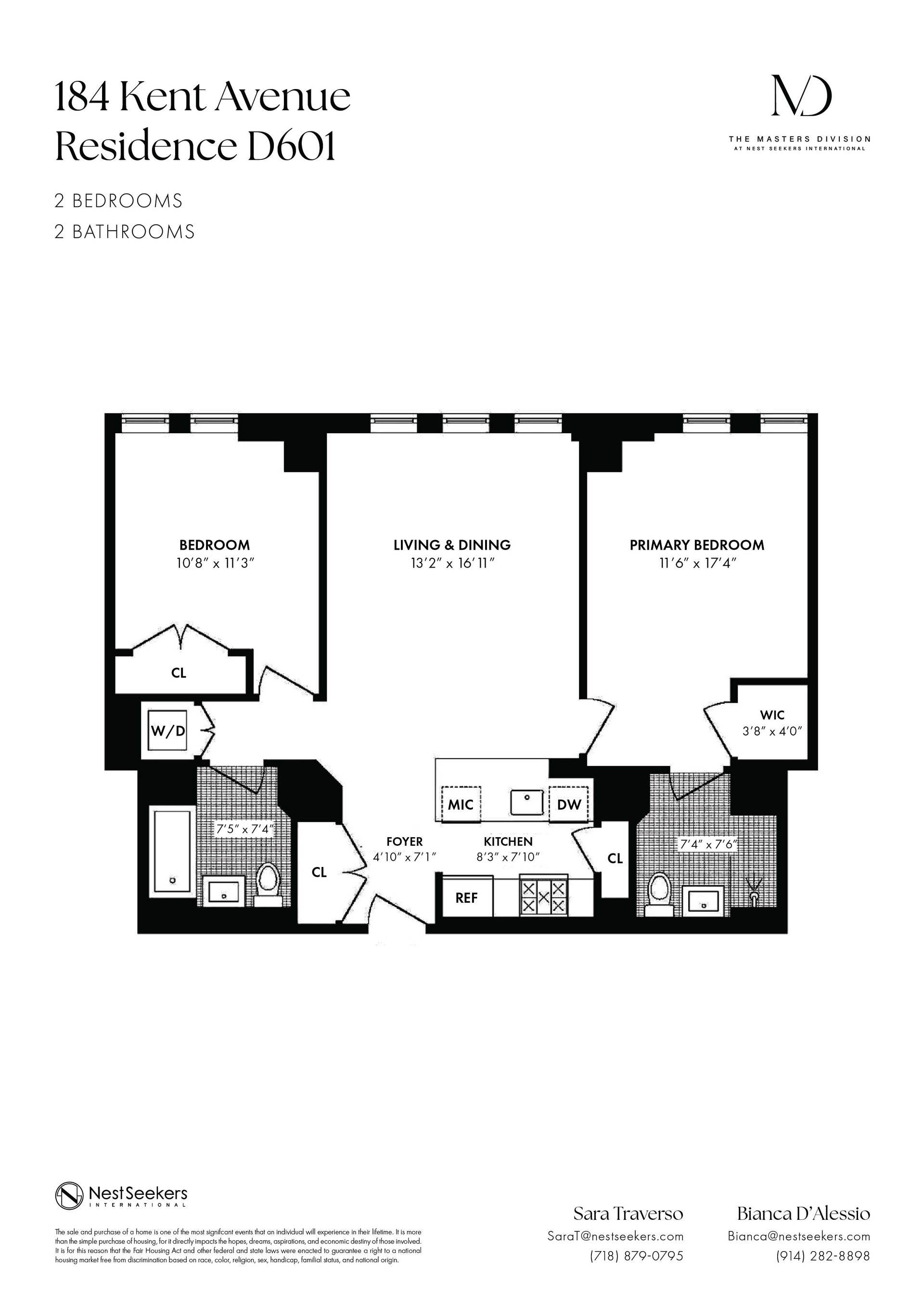 184 Kent Avenue D-601