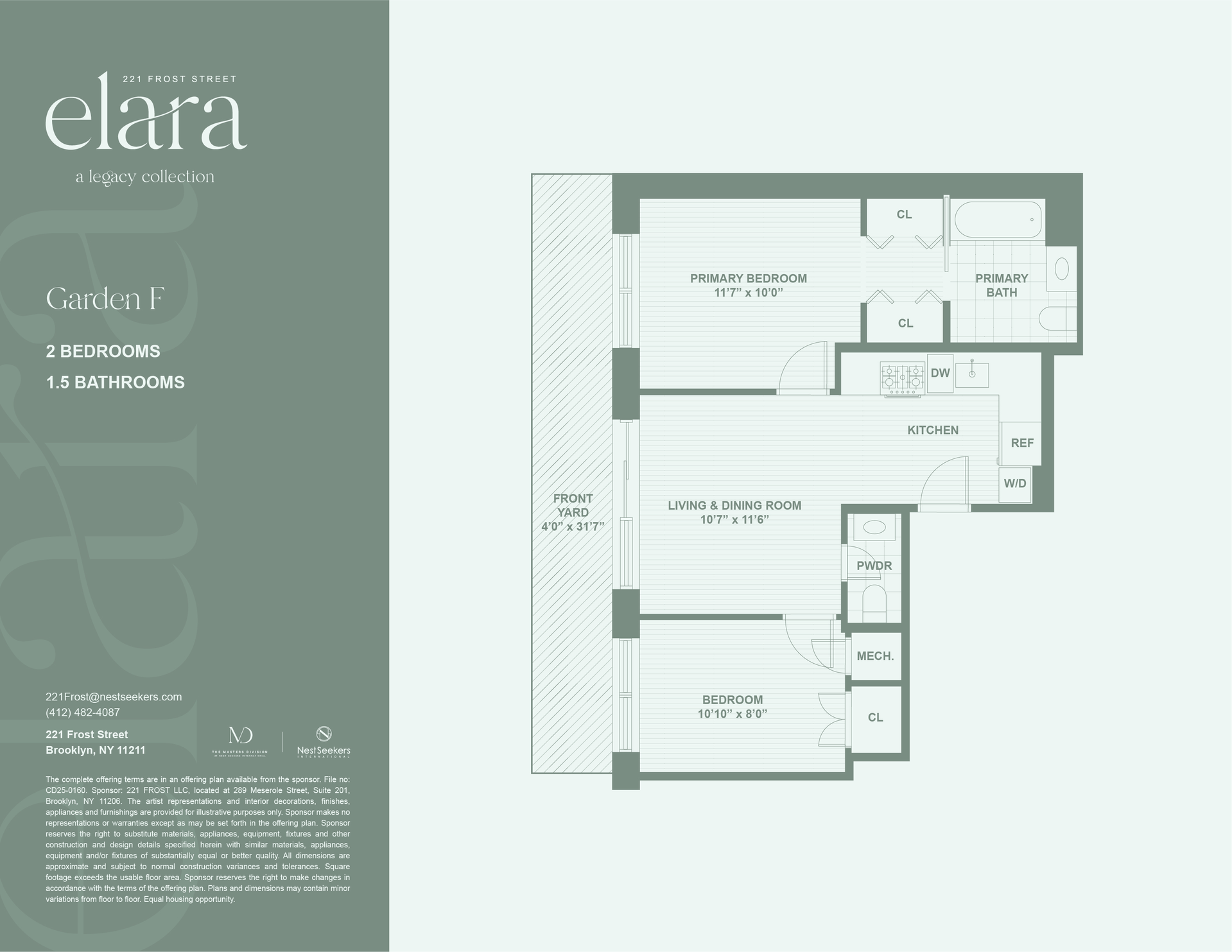 221 Frost Street Garden F