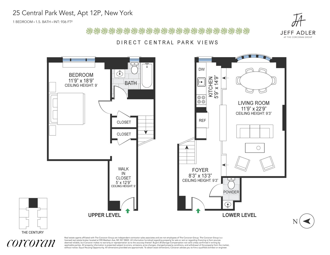 25 CENTRAL Park W 12P