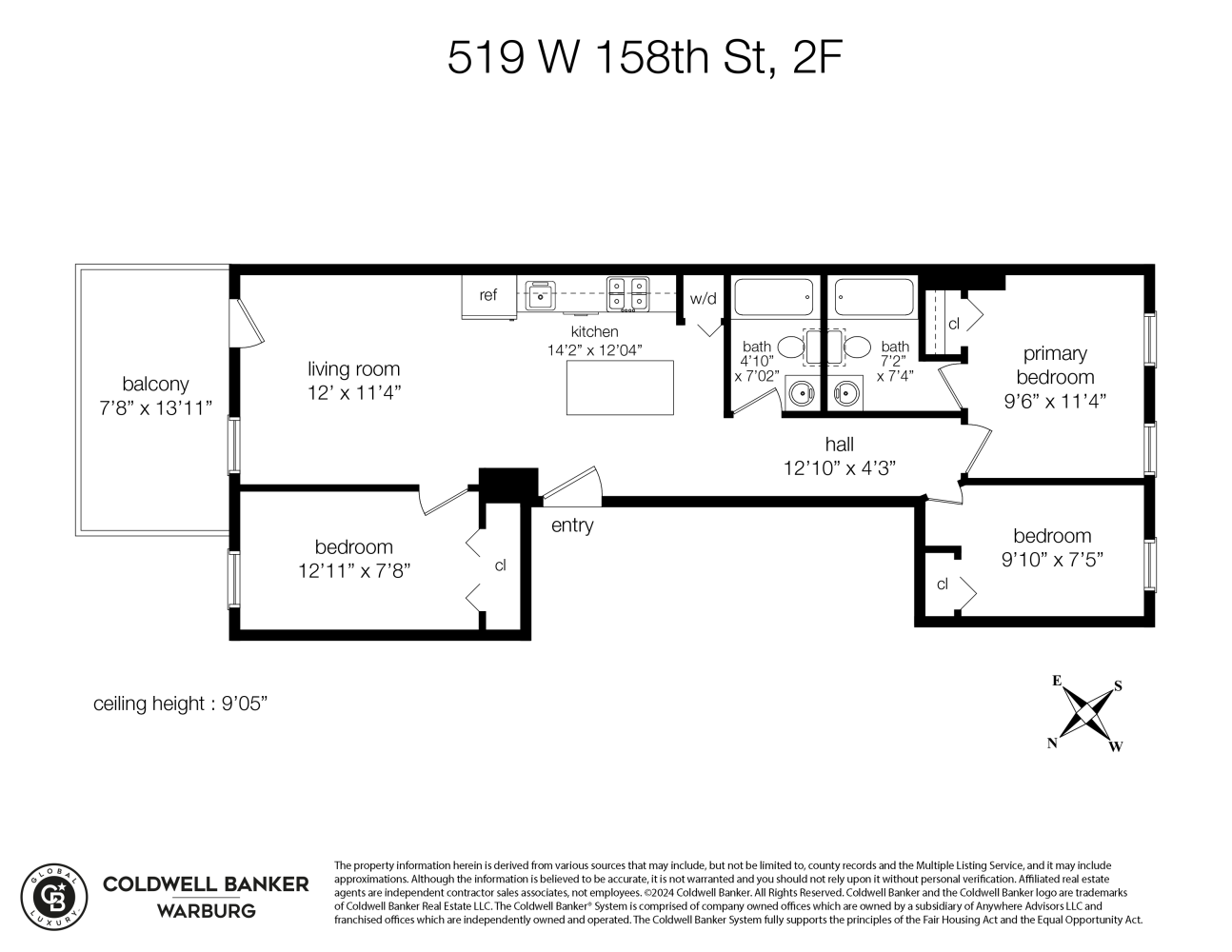 519 W 158TH Street #2