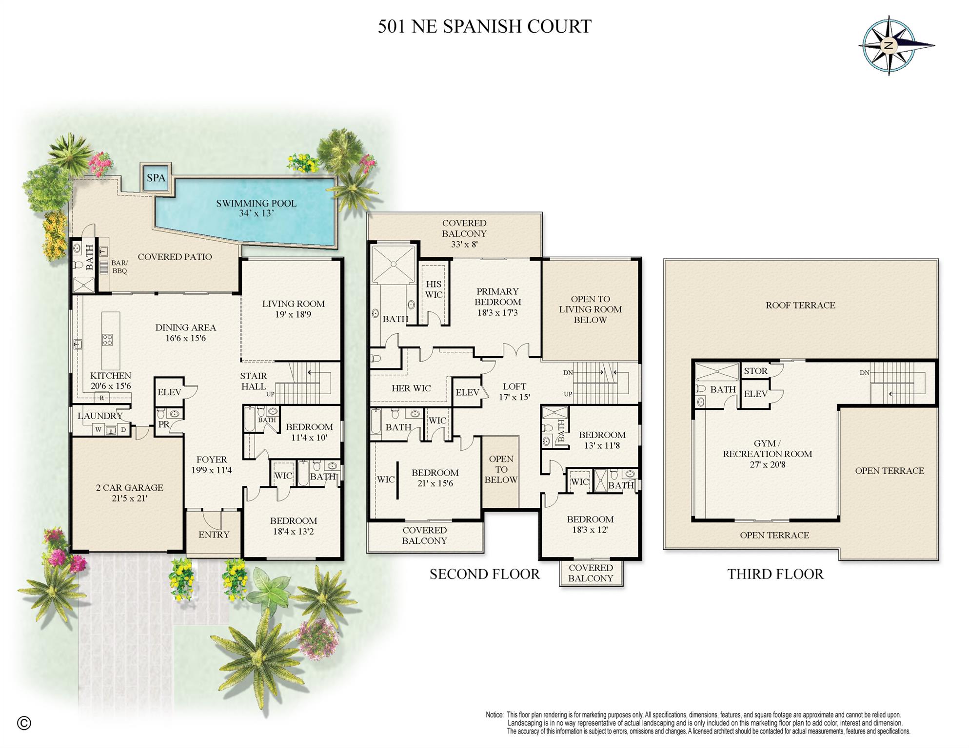 501 NE Spanish Court