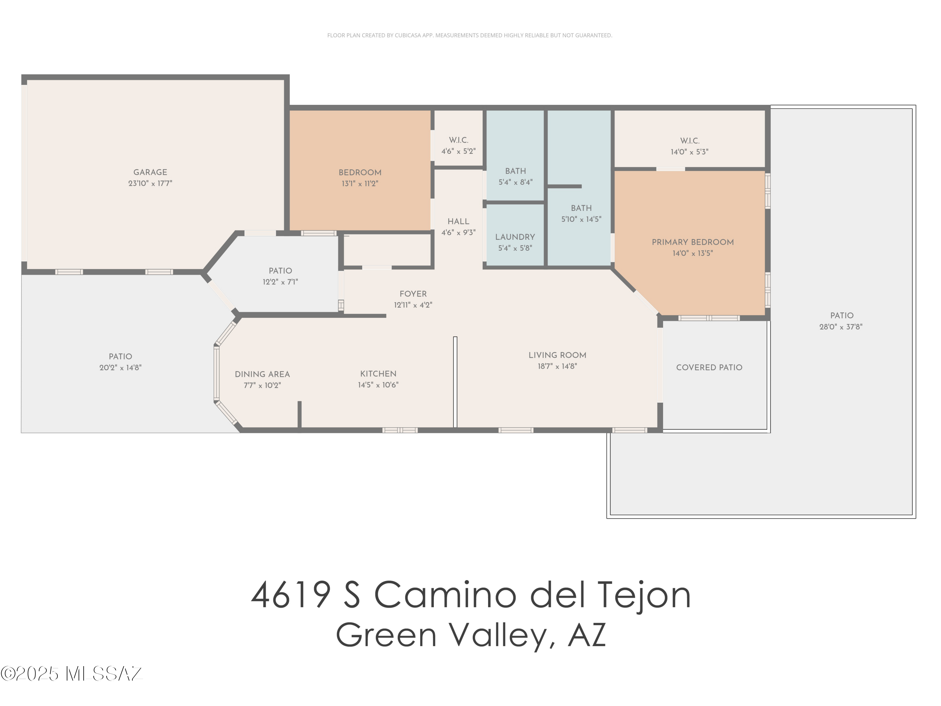 4619 S Camino Del Tejon