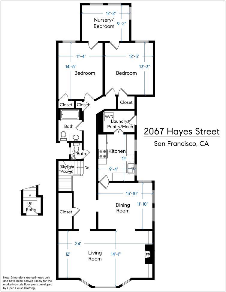 2067 Hayes Street Unit: Top