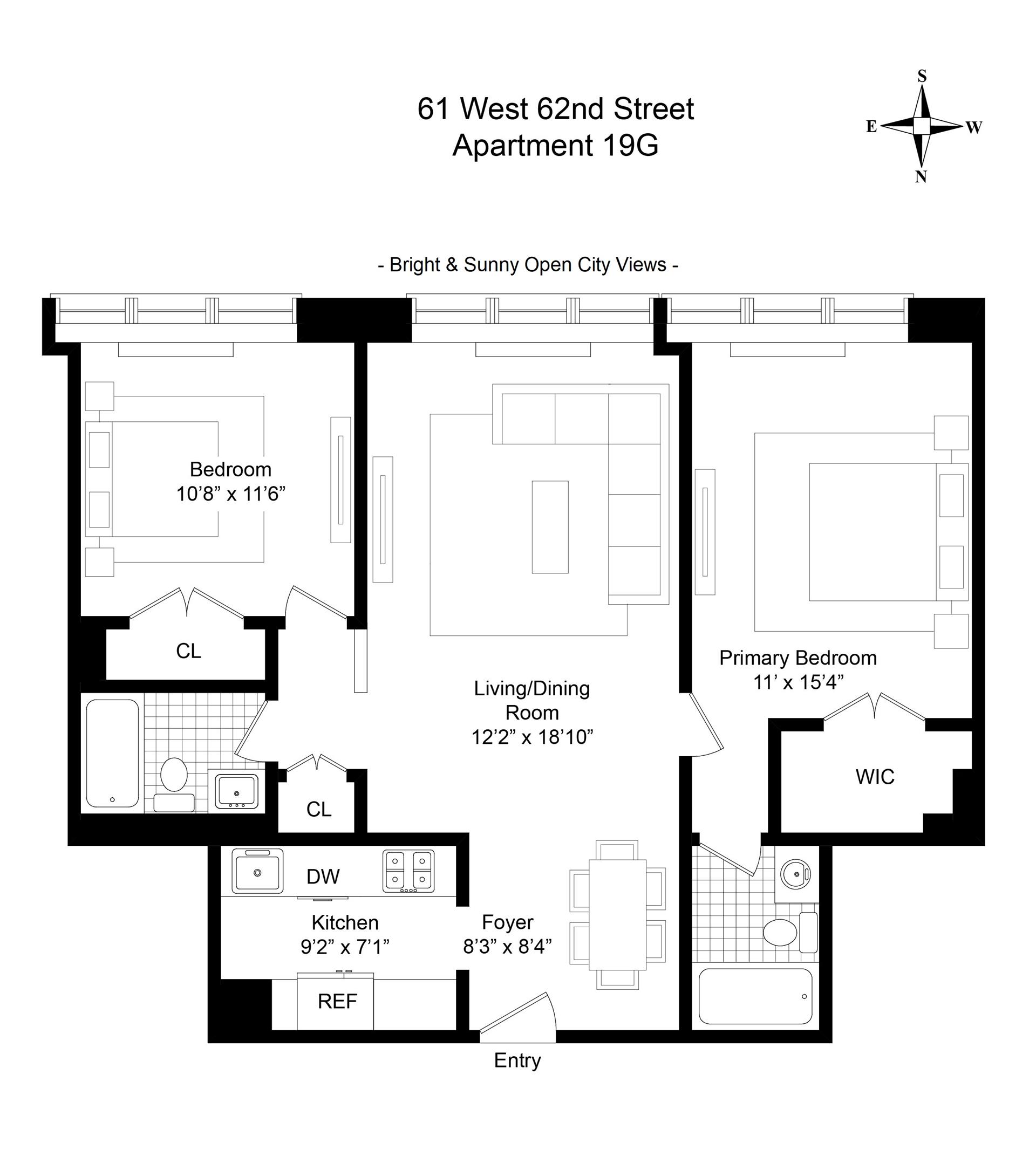 61 W 62ND Street 19G