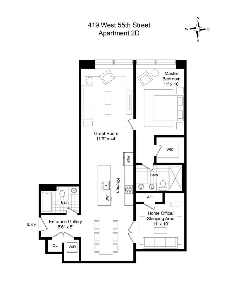 419 W 55TH Street 2D