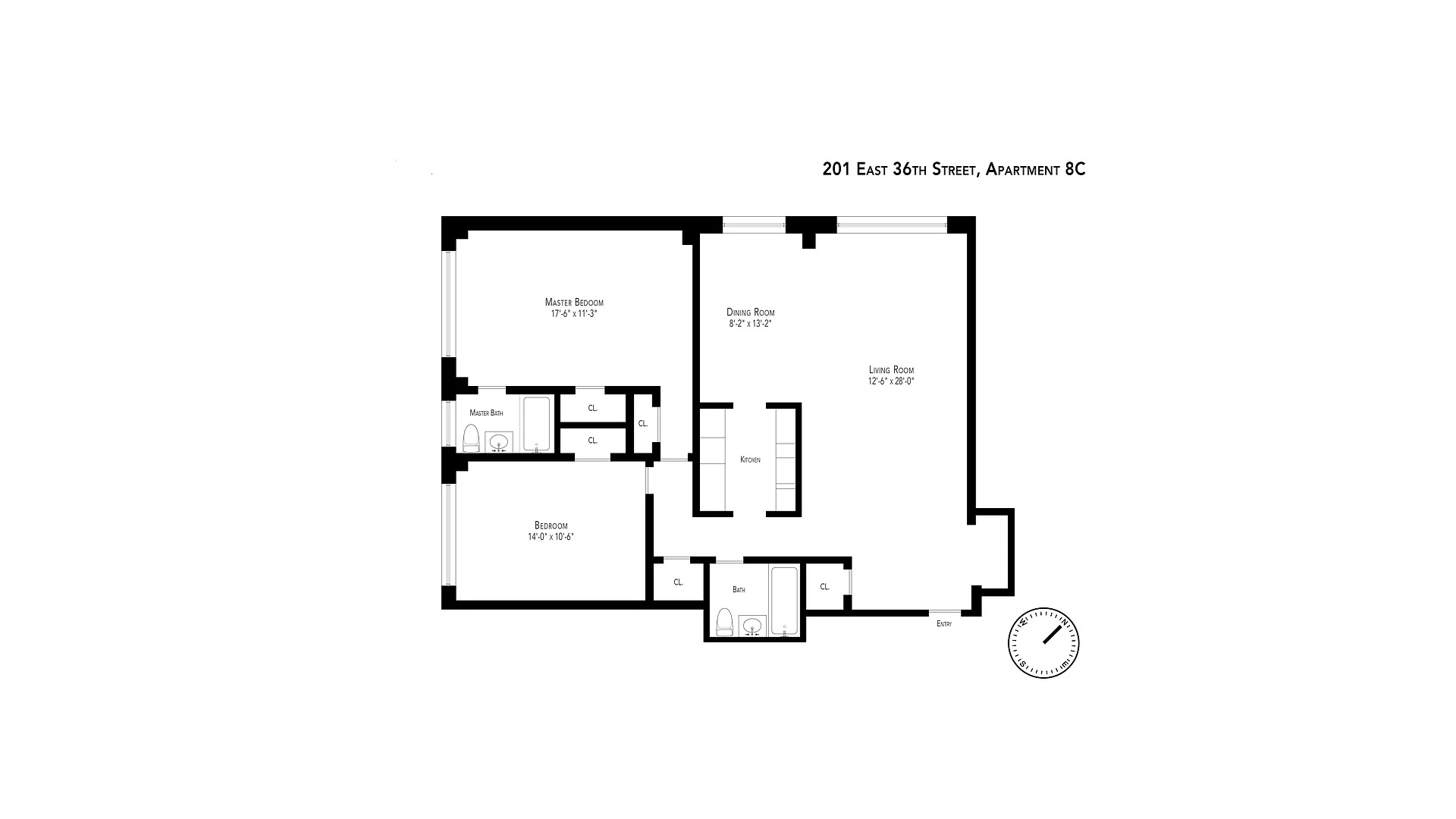 201 E 36TH Street 8C