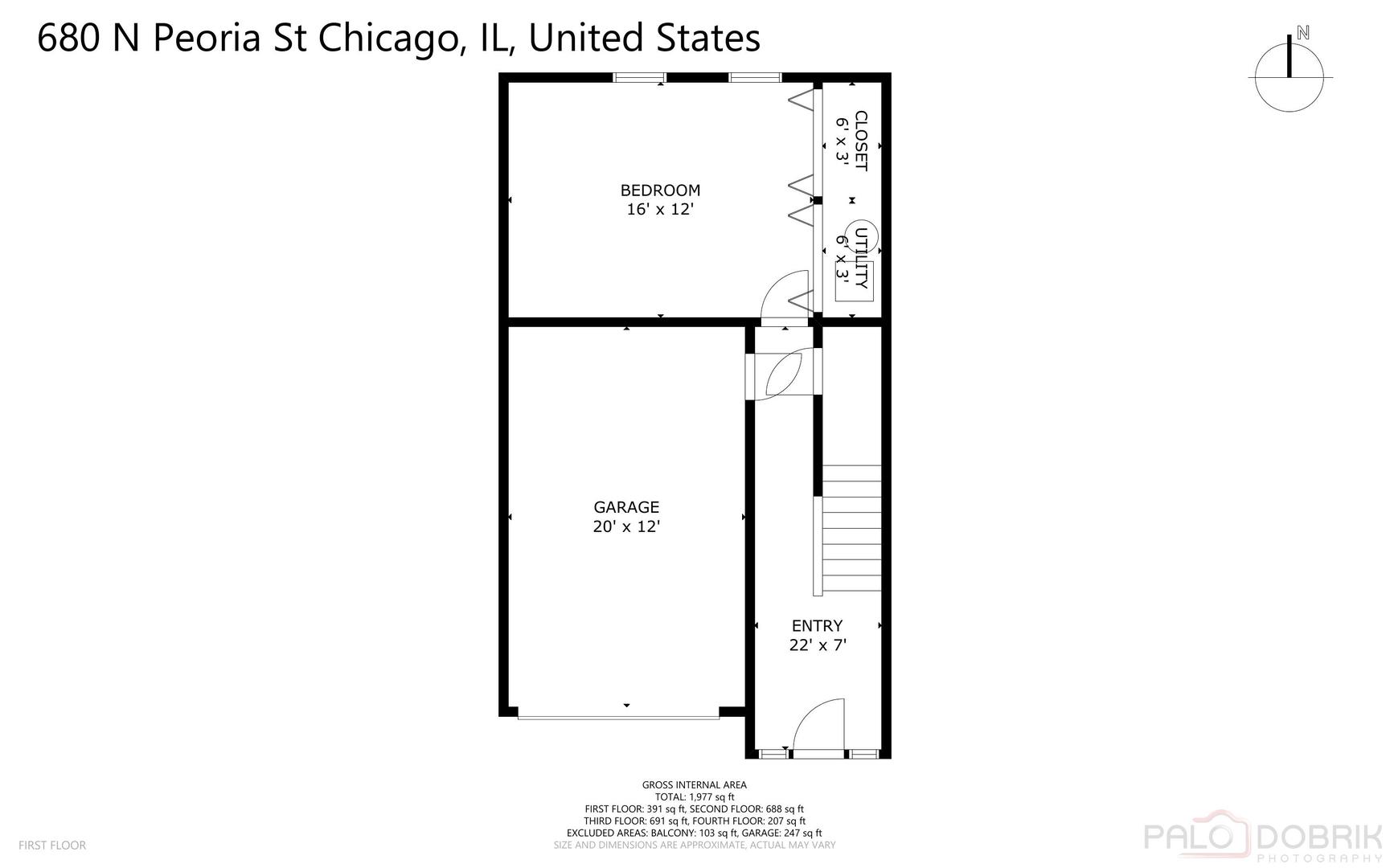 680 N Peoria Street Unit: F