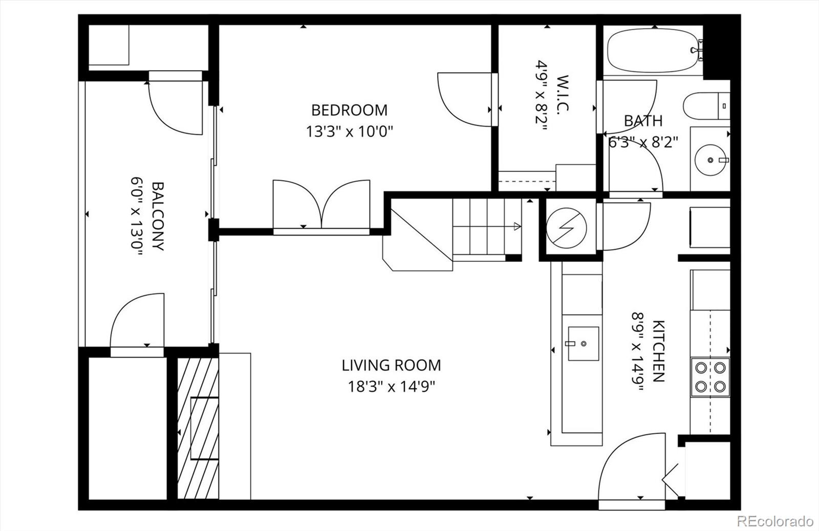 4899 S Dudley Street Unit: 23E