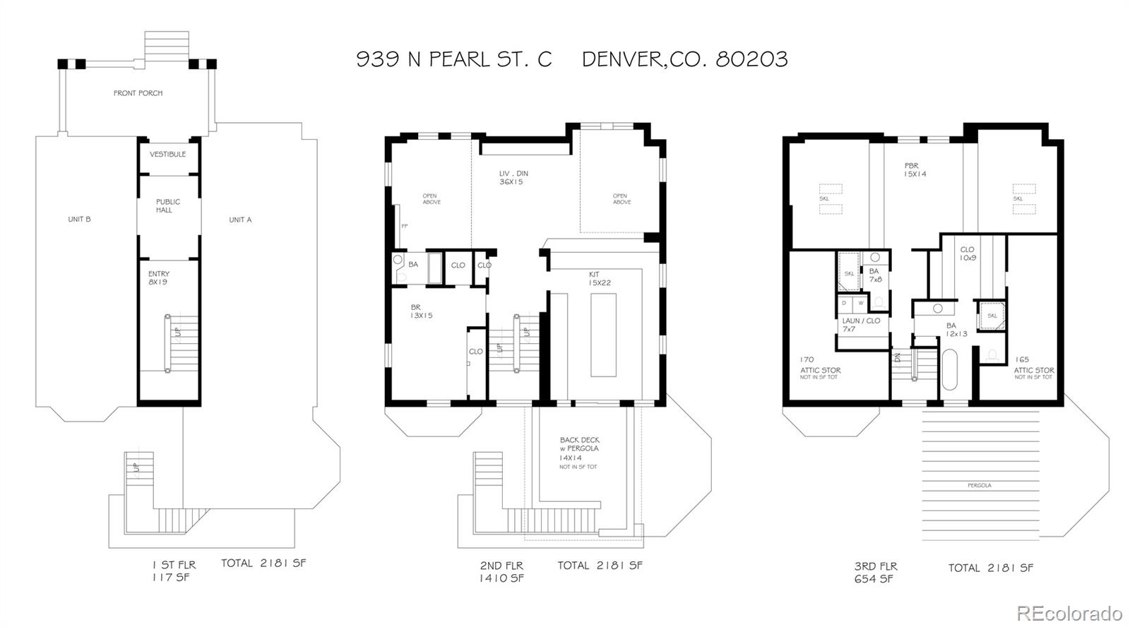939 N Pearl Street Unit: C