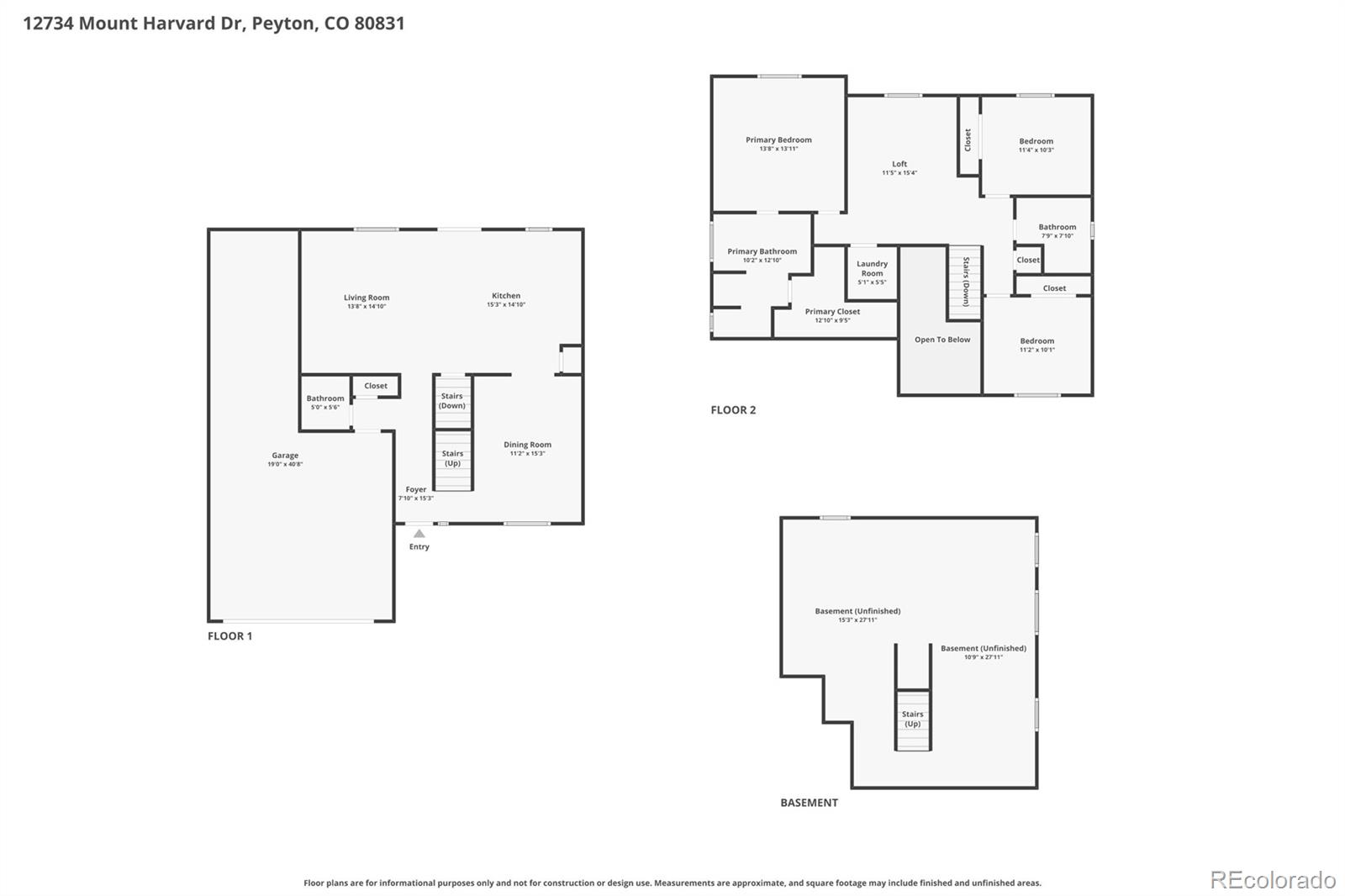 12734 Mt Harvard Drive