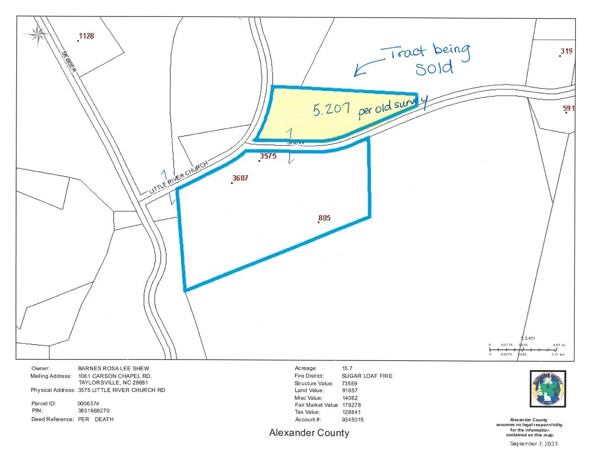 3575 Little River Church Road