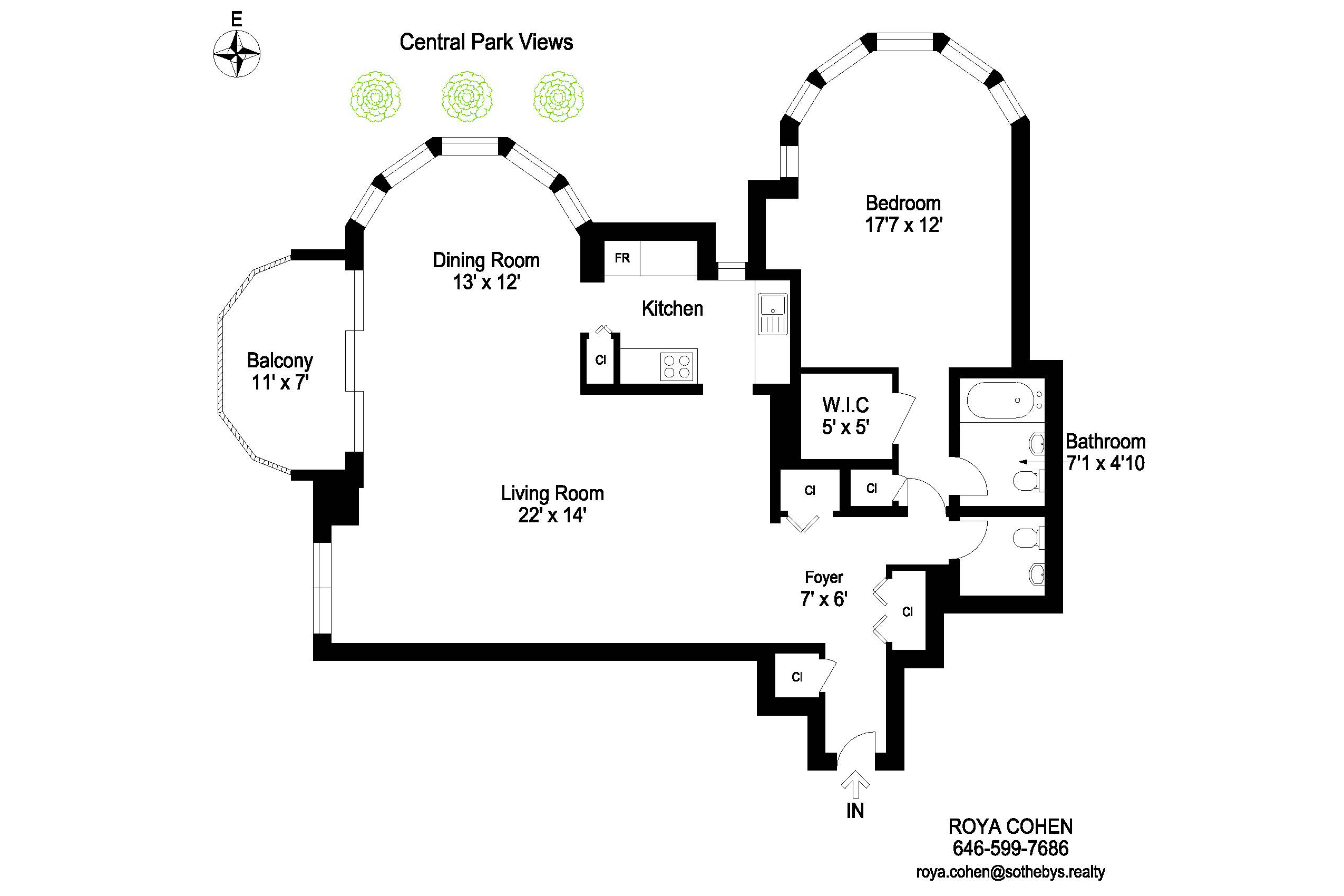 44 W 62nd Street 28C