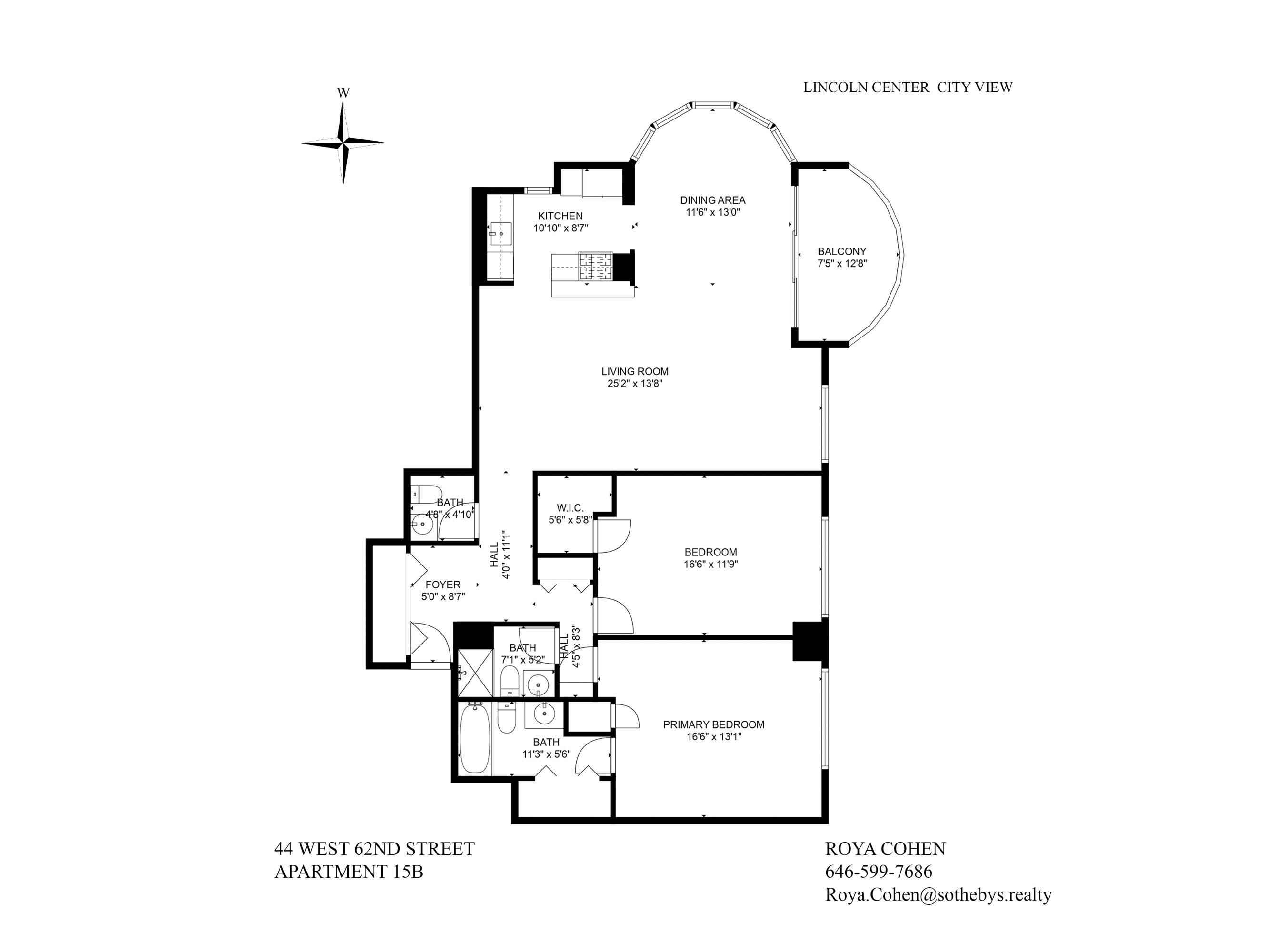 44 W 62nd Street 15B