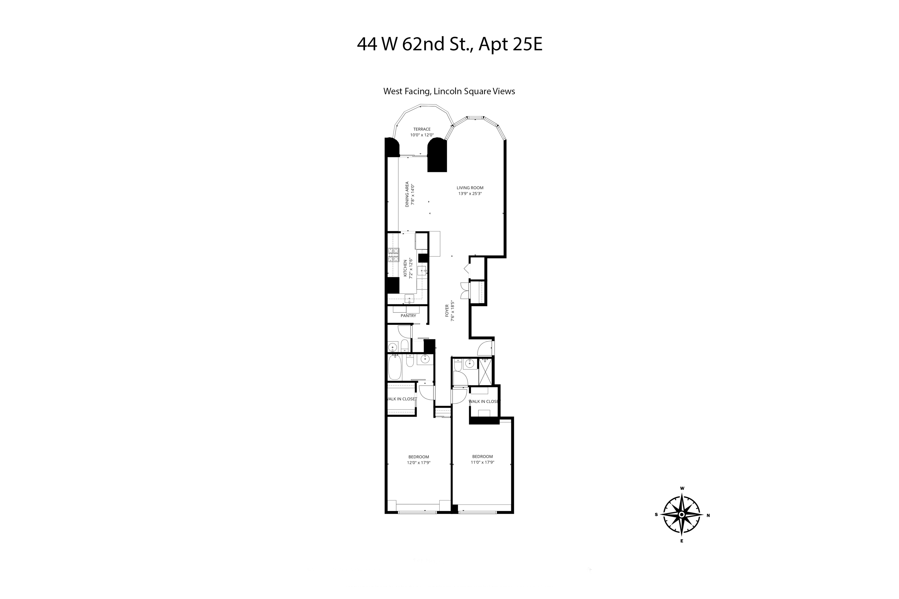 44 W 62nd Street 25E
