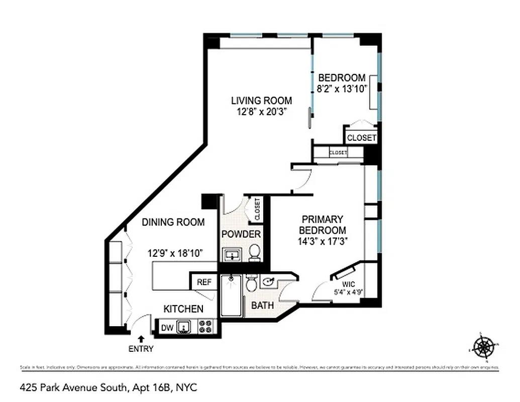 425 Park Avenue S 16B