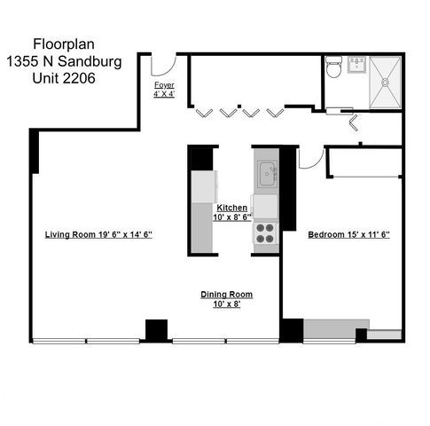 1355 N Sandburg Terrace Unit: 2206D