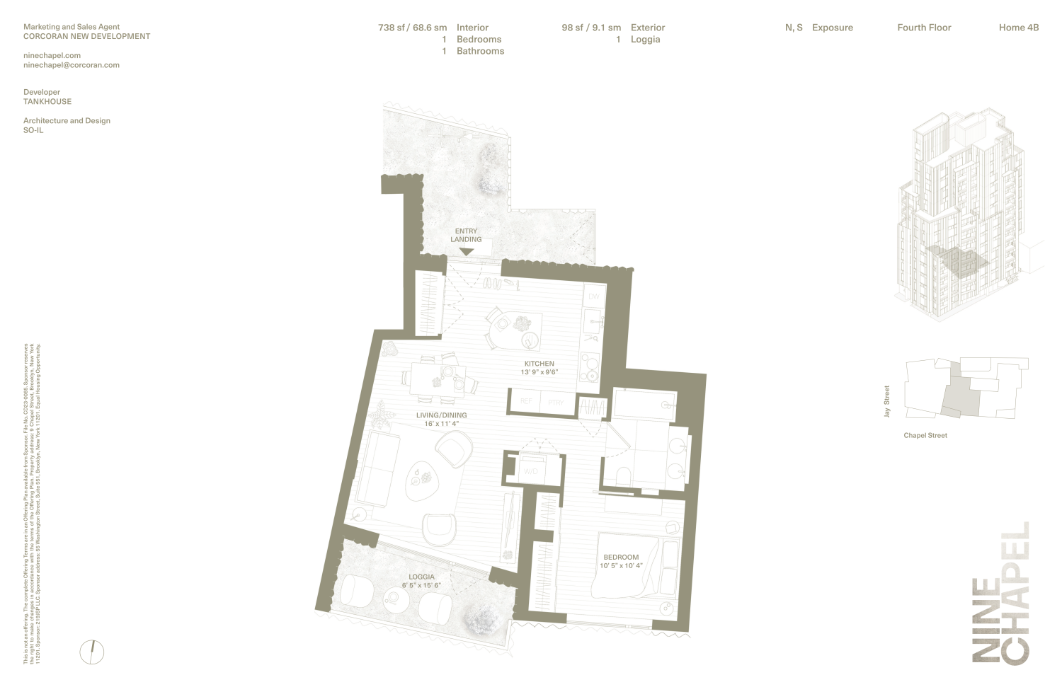 9 CHAPEL Street 4B