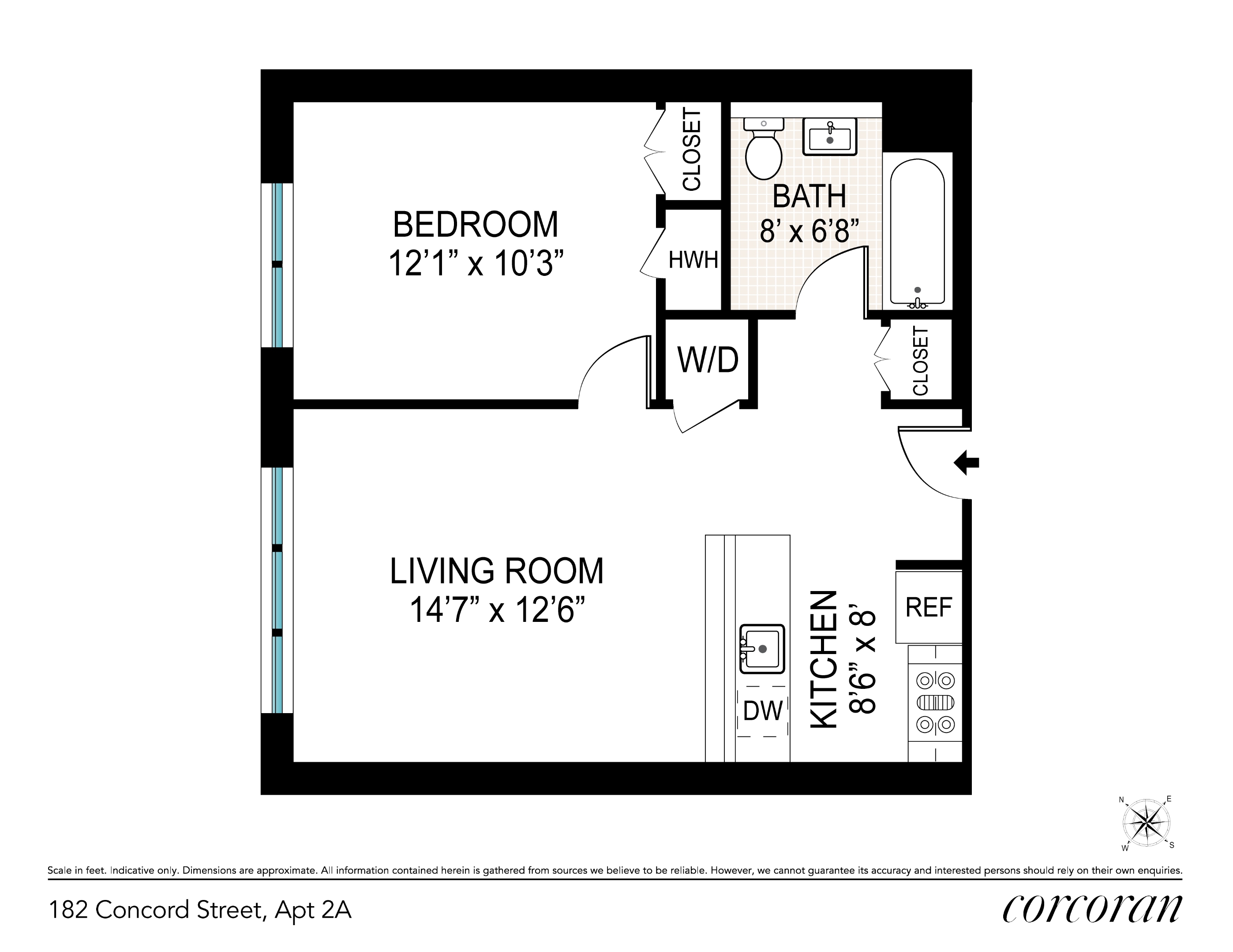 182 CONCORD Street 2A