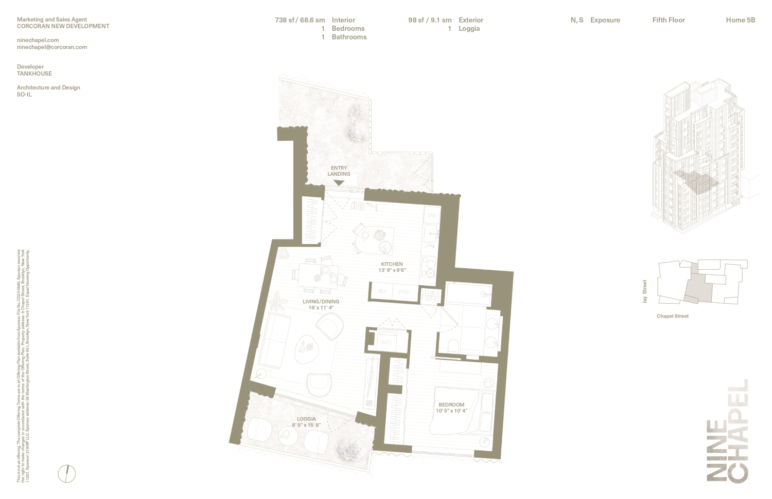 9 CHAPEL Street 5B