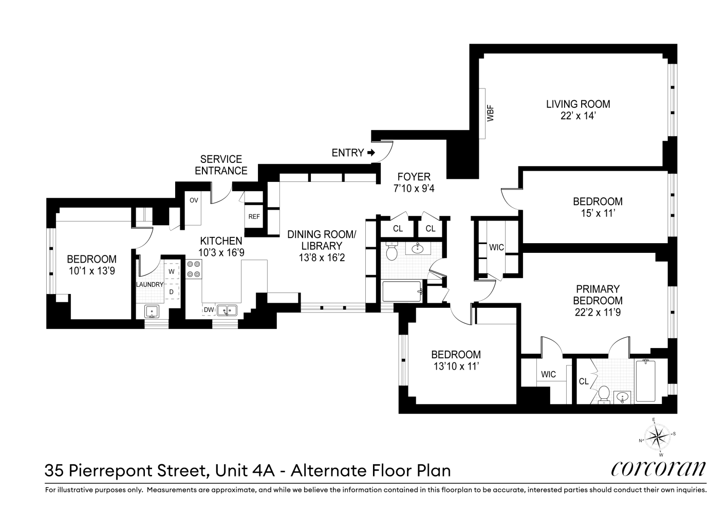 35 PIERREPONT Street 4A