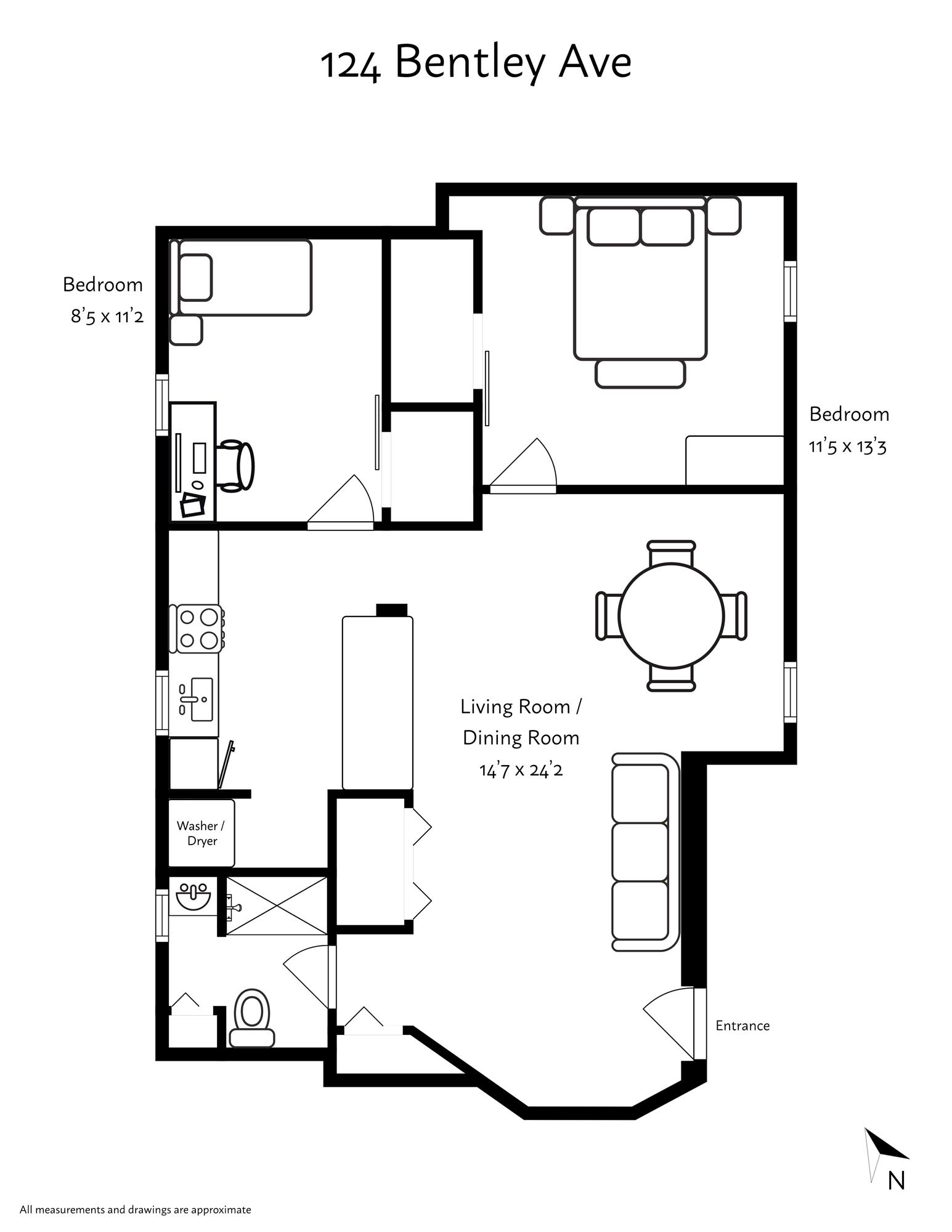 124 BENTLEY AVE Unit: 1