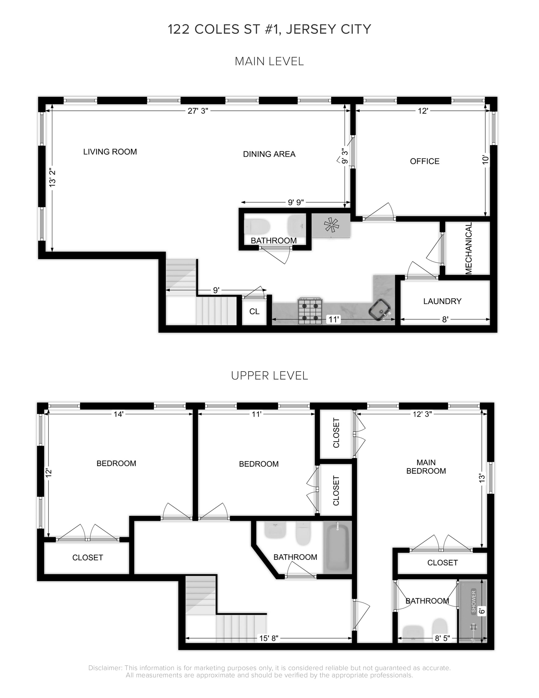 122 COLES ST Unit: 1