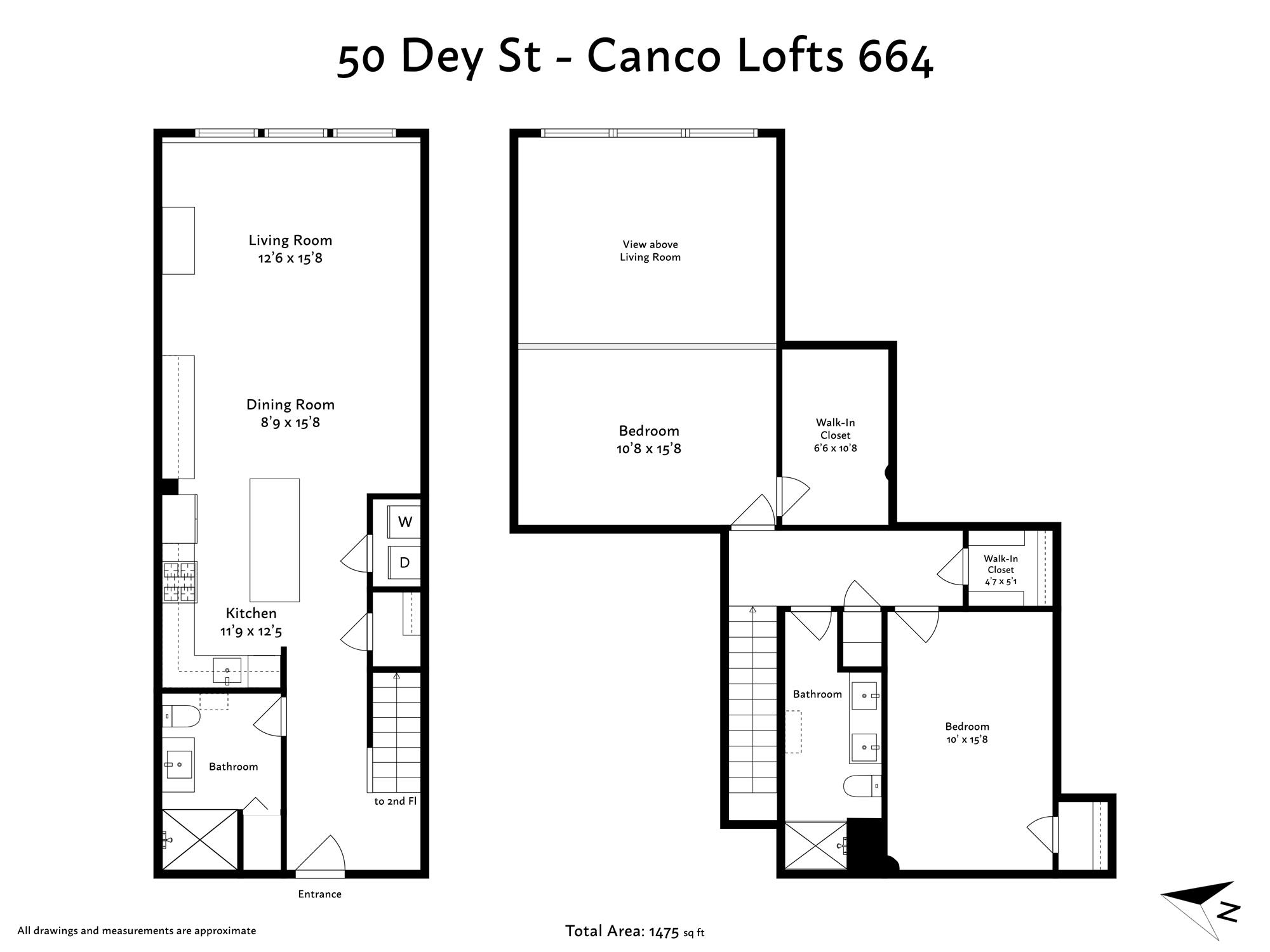 50 DEY ST Unit: PH664