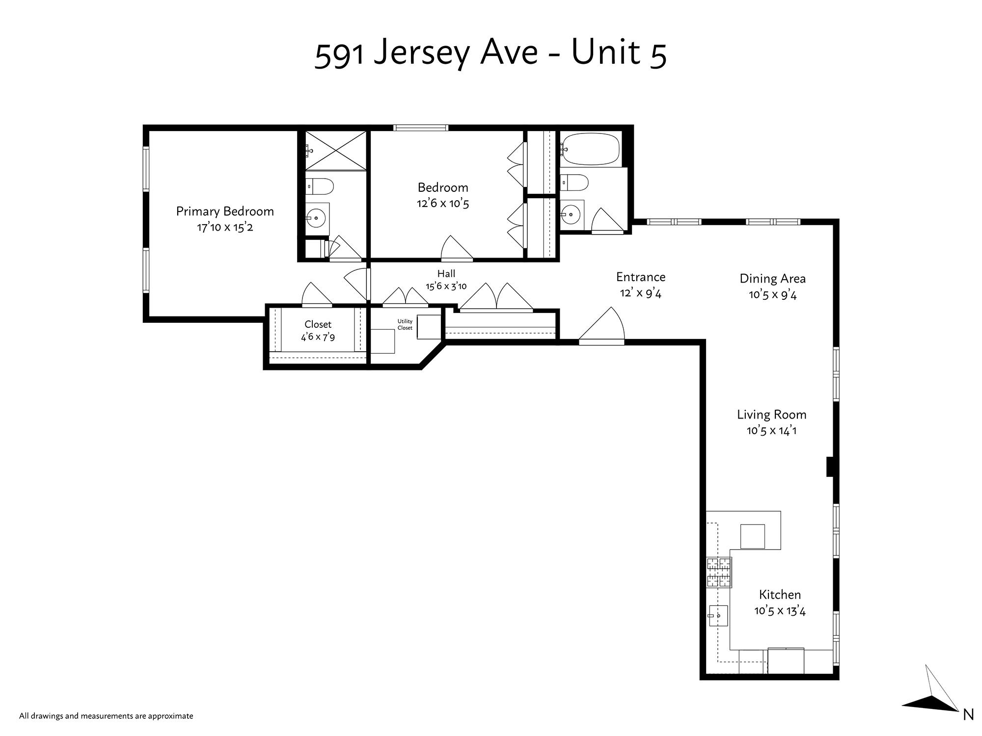 591 JERSEY AVE Unit: 5a