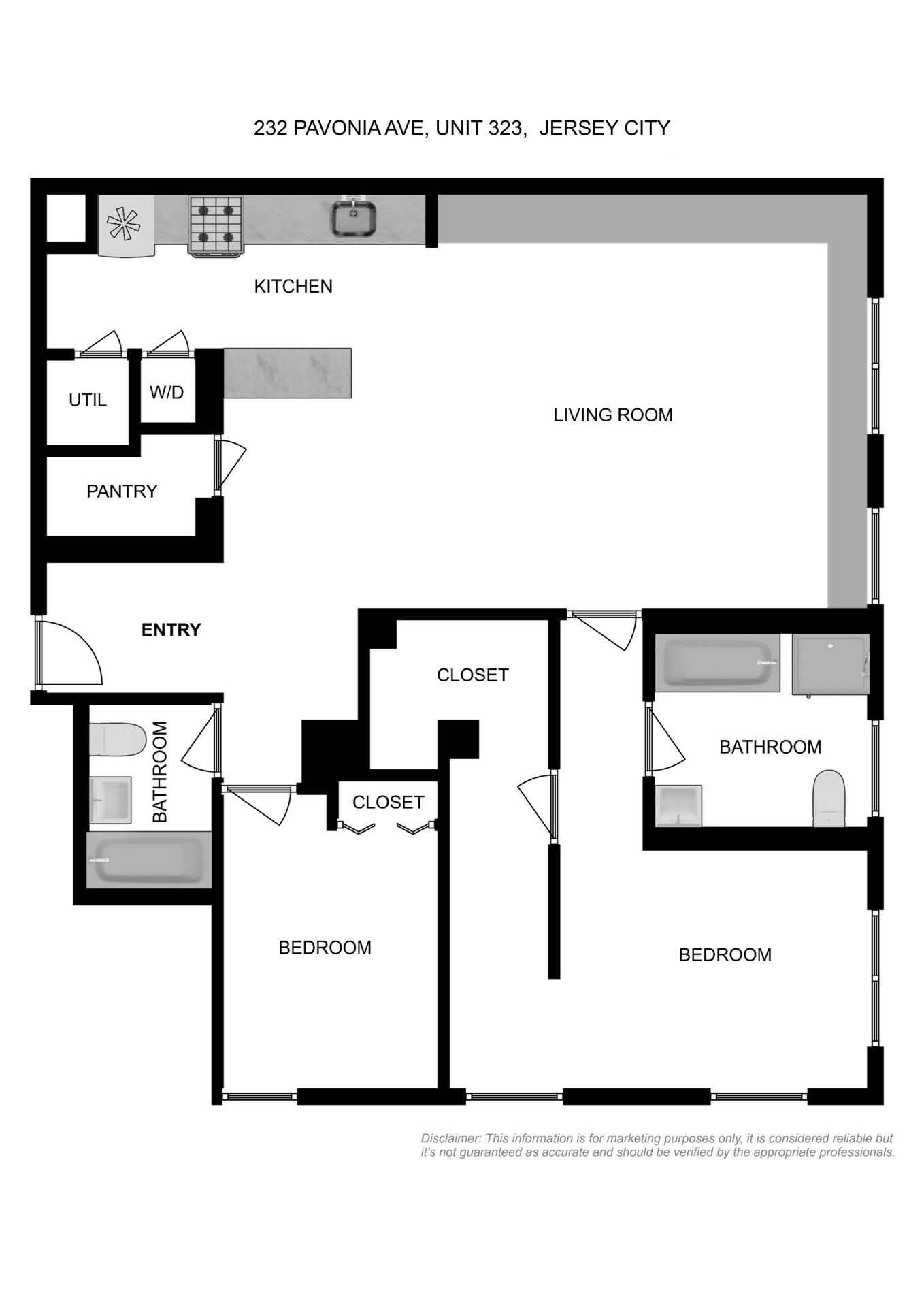 232 PAVONIA AVE Unit: 323