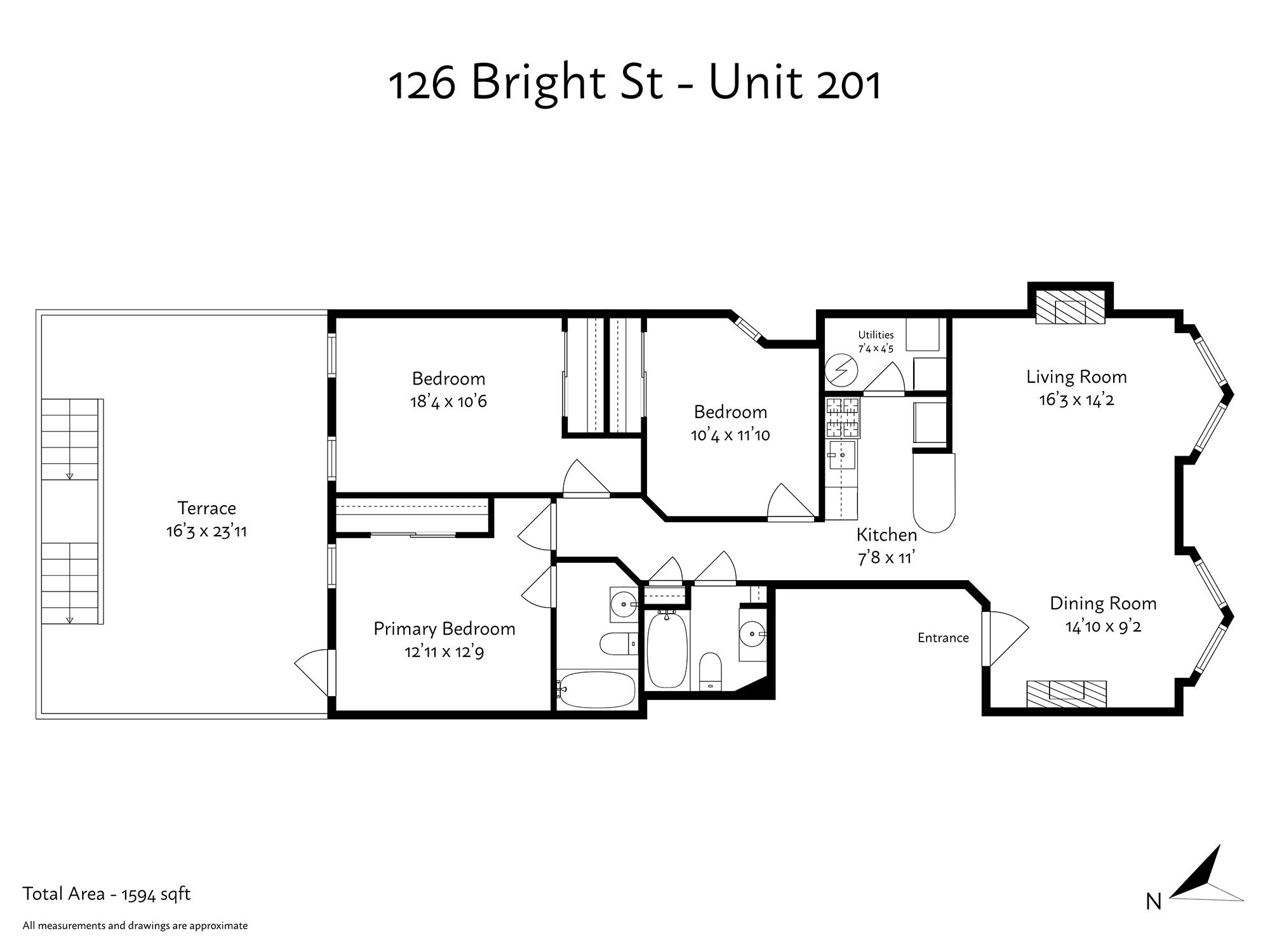 126 BRIGHT ST Unit: 201