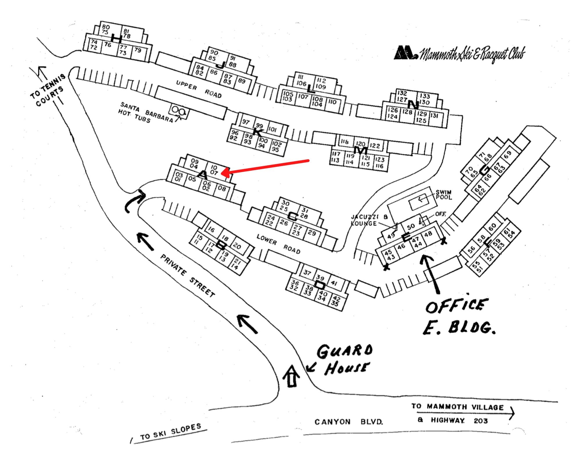 248 Mammoth Slopes Unit: Mammoth Ski and Racquet  #A7-5