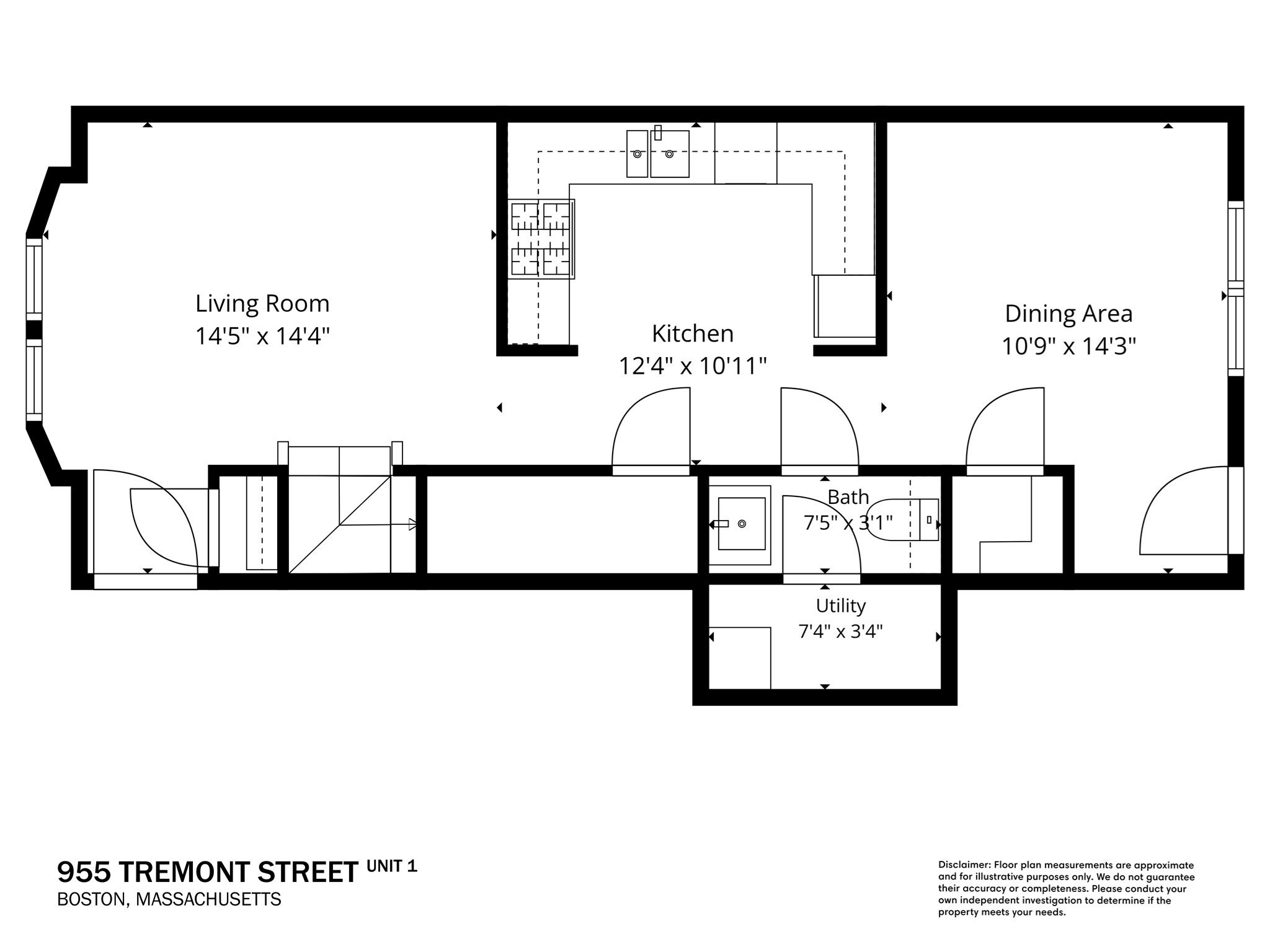 955 Tremont St. # 1