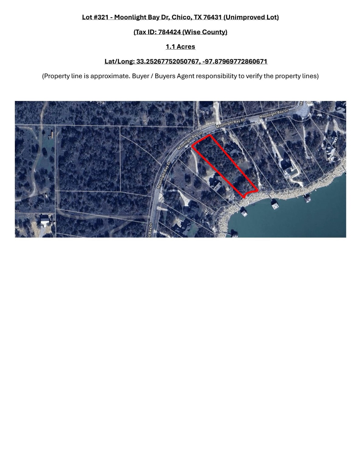 LT: 321 Moonlight Bay Drive