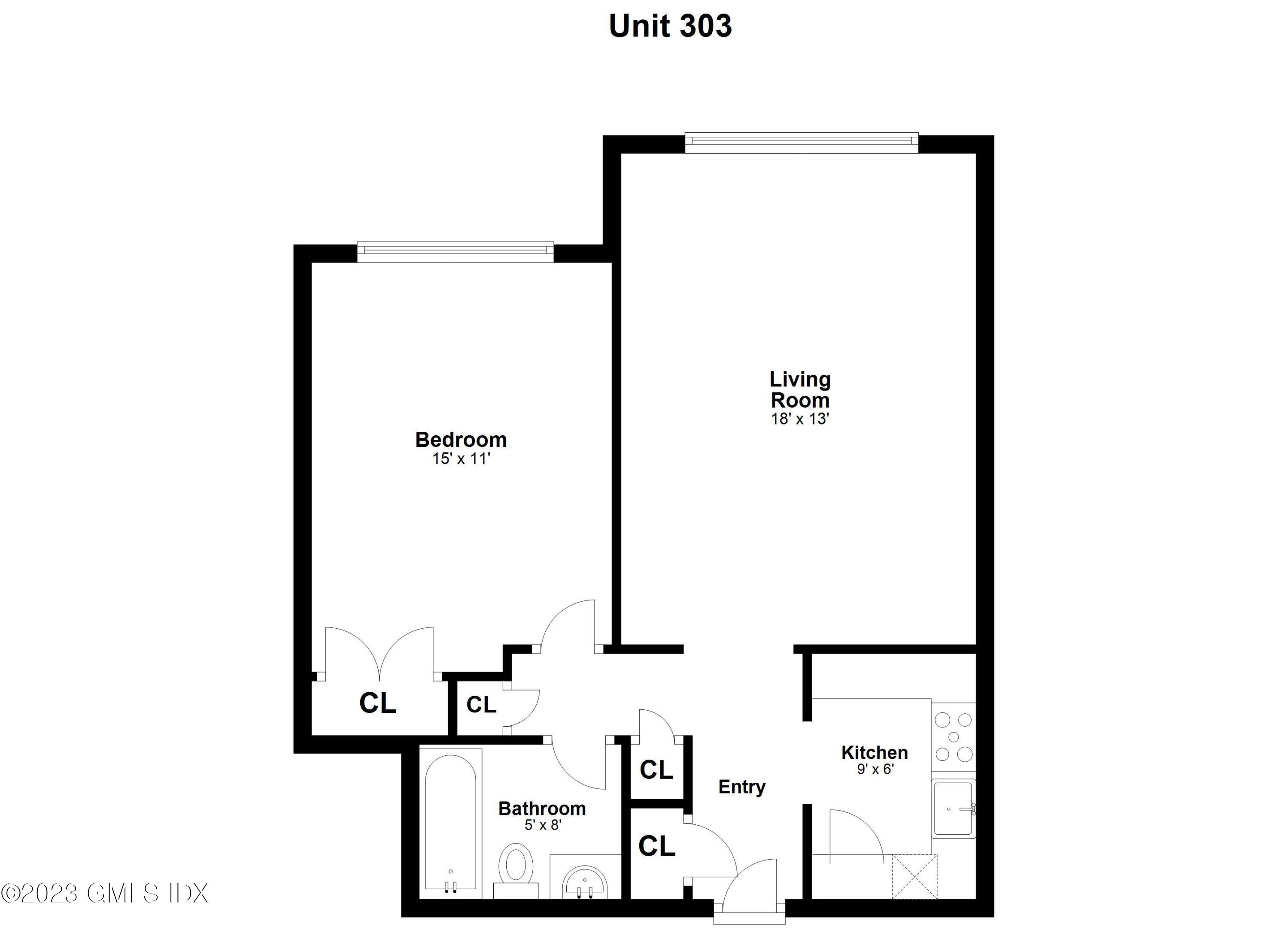 1535 E Putnam Avenue, 303