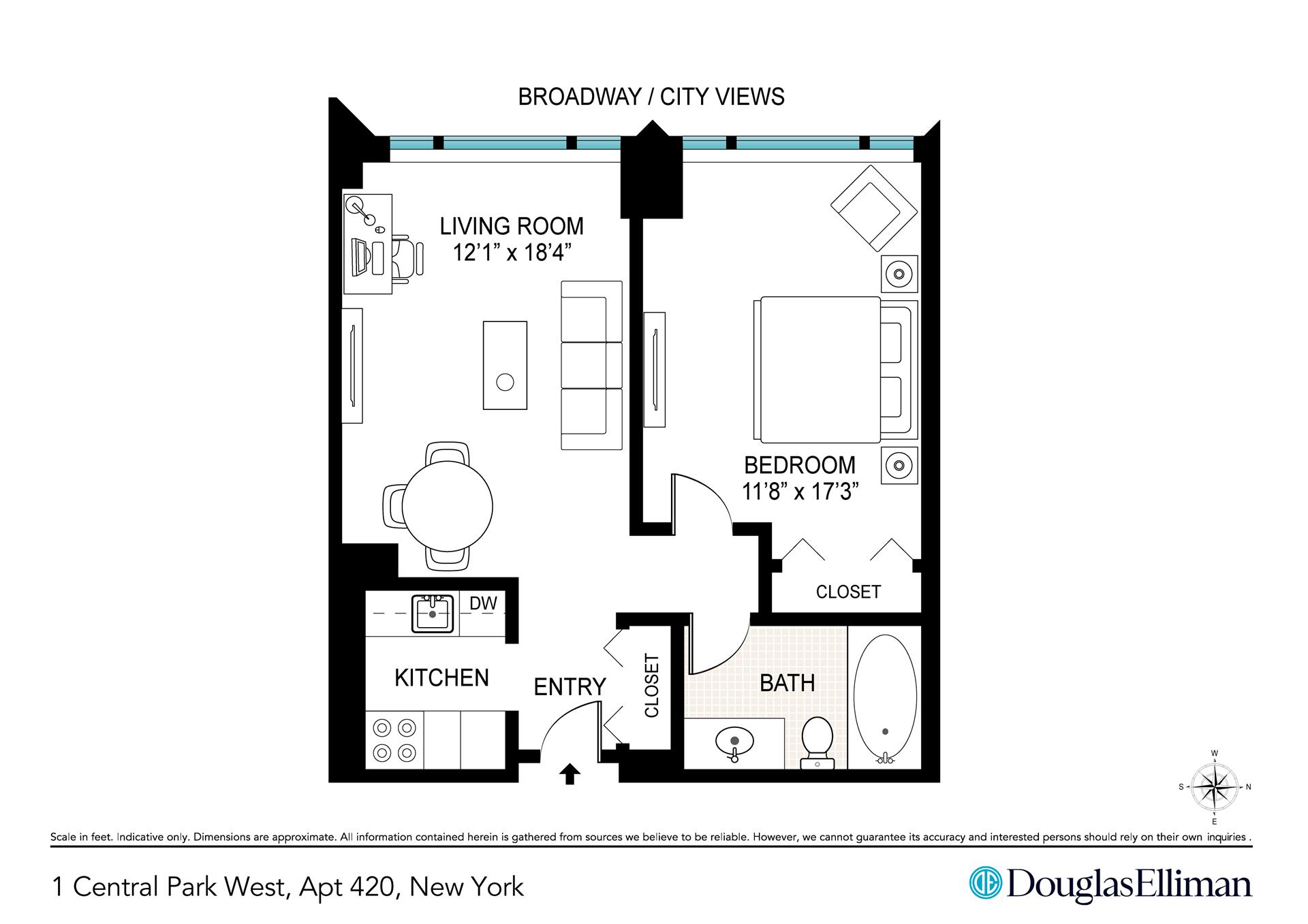 1 CENTRAL Park W 420