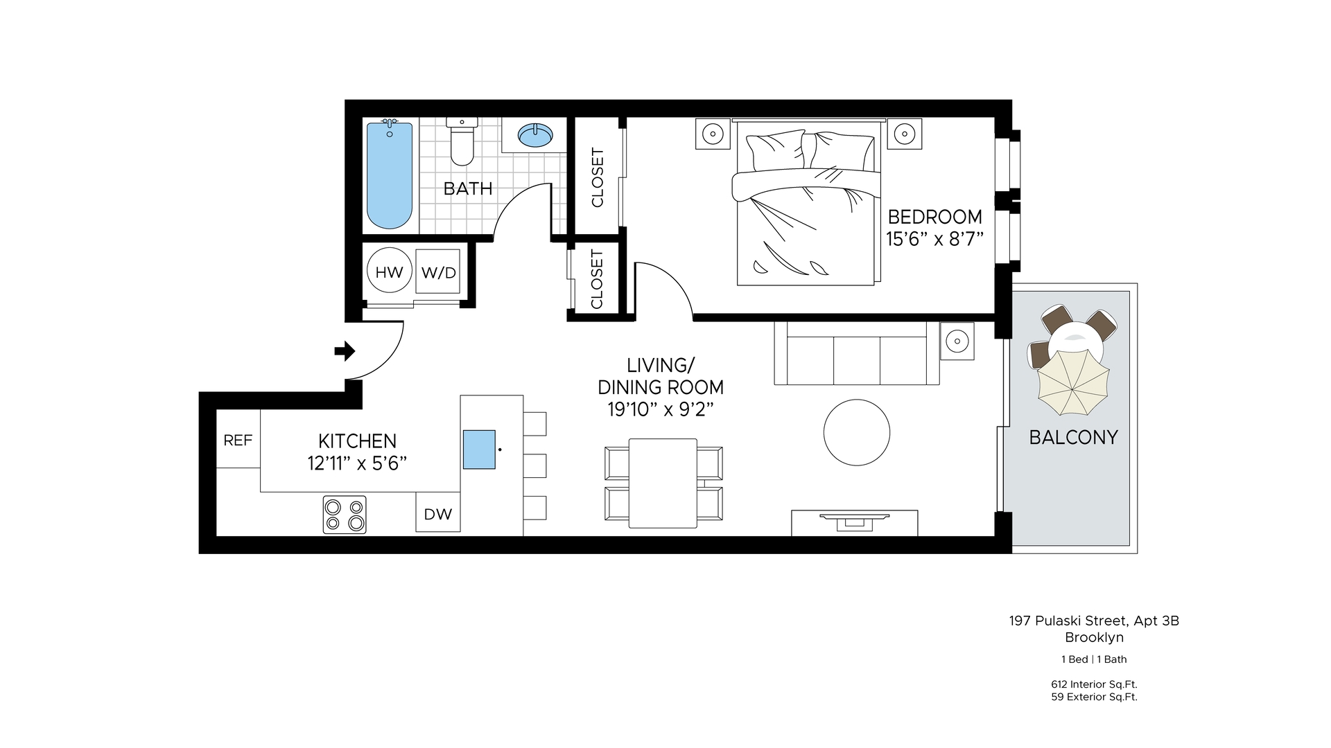 197 PULASKI Street 3B