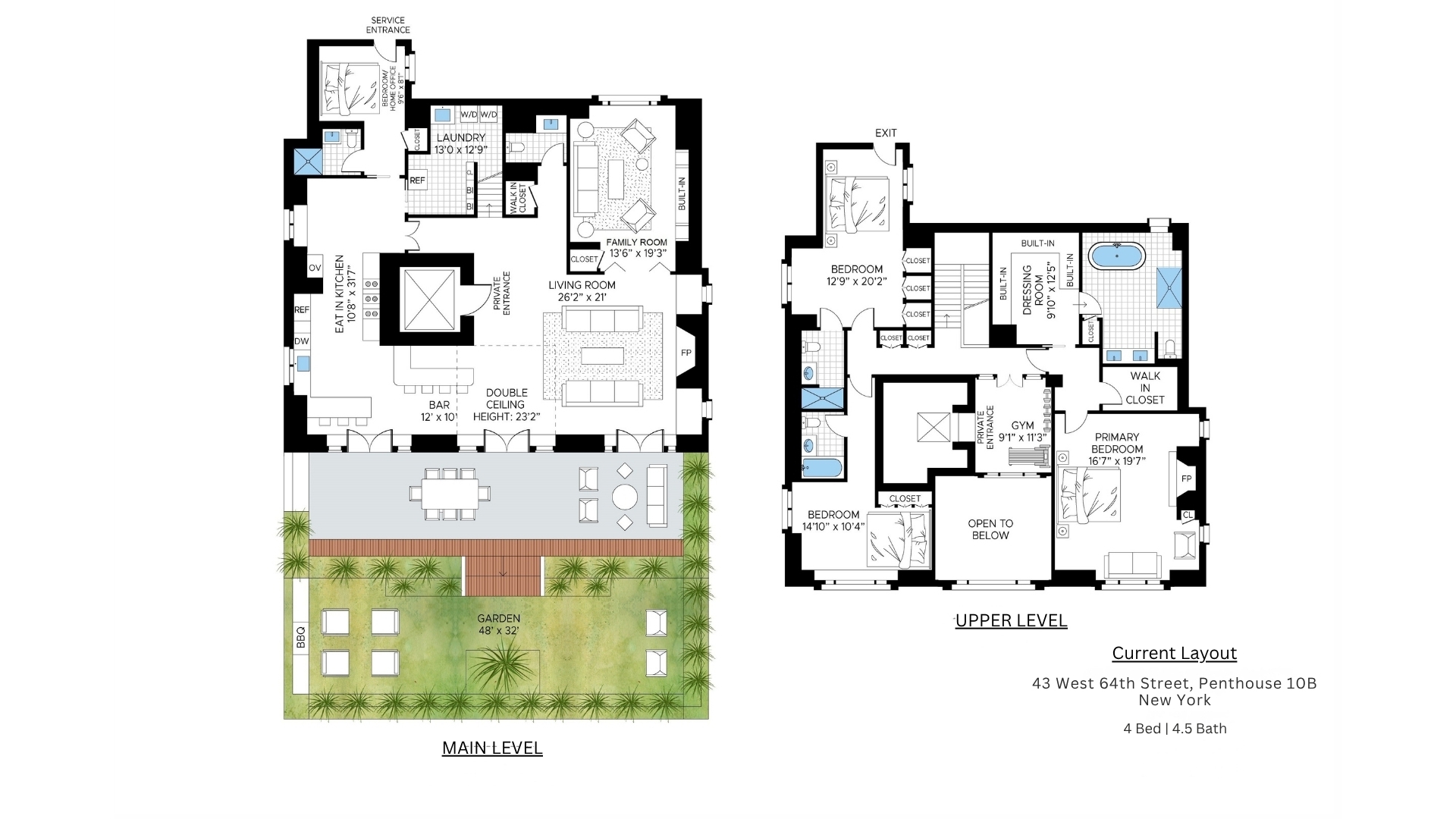 43 W 64TH Street PH10B