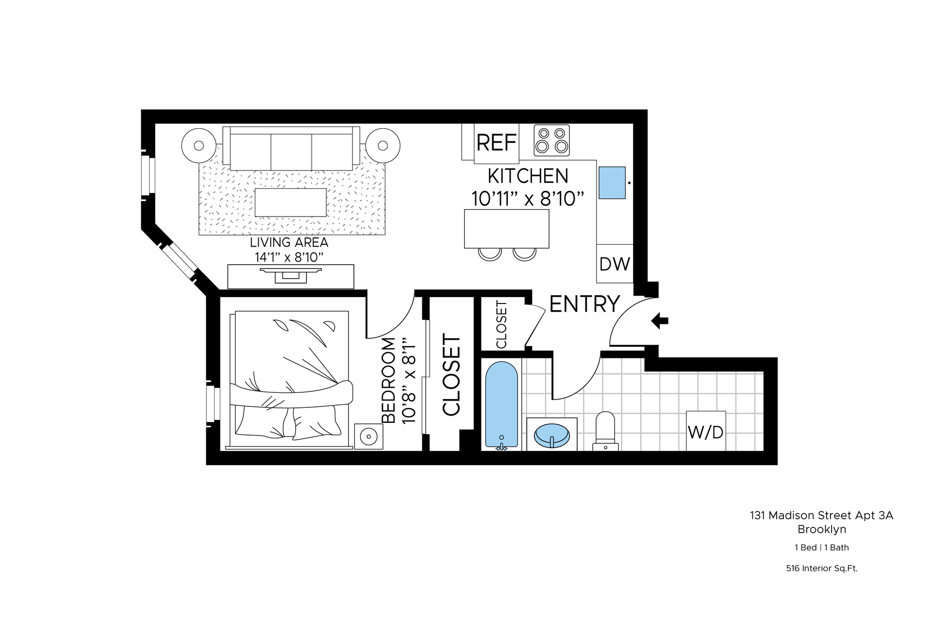 131 MADISON Street 3A